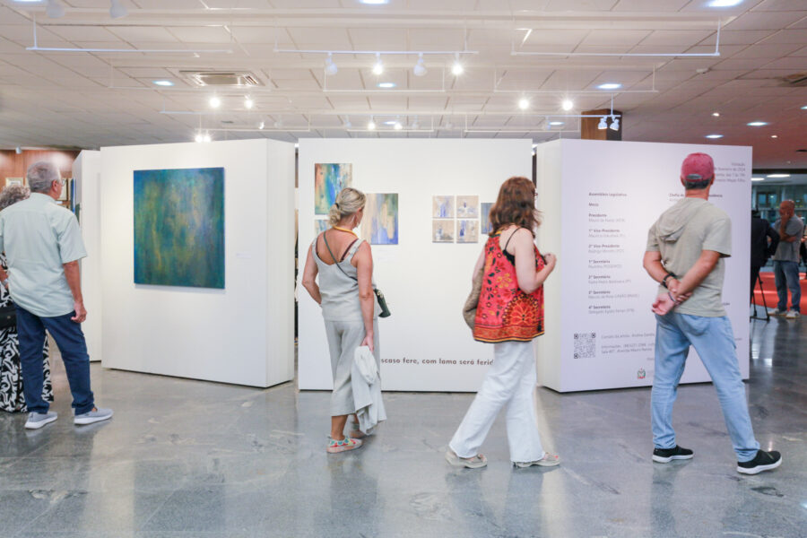 O lançamento aconteceu no na Galeria de Arte Ernesto Meyer Filho, localizada no hall do Palácio Barriga Verde.