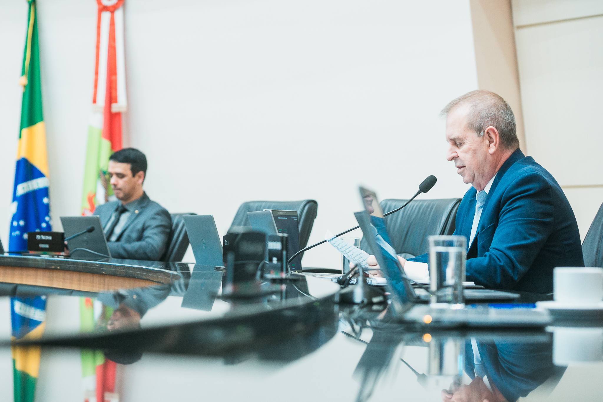 - Deputado Marcos da Rosa (União)
 - Deputado Maurício Eskudlark (PL)