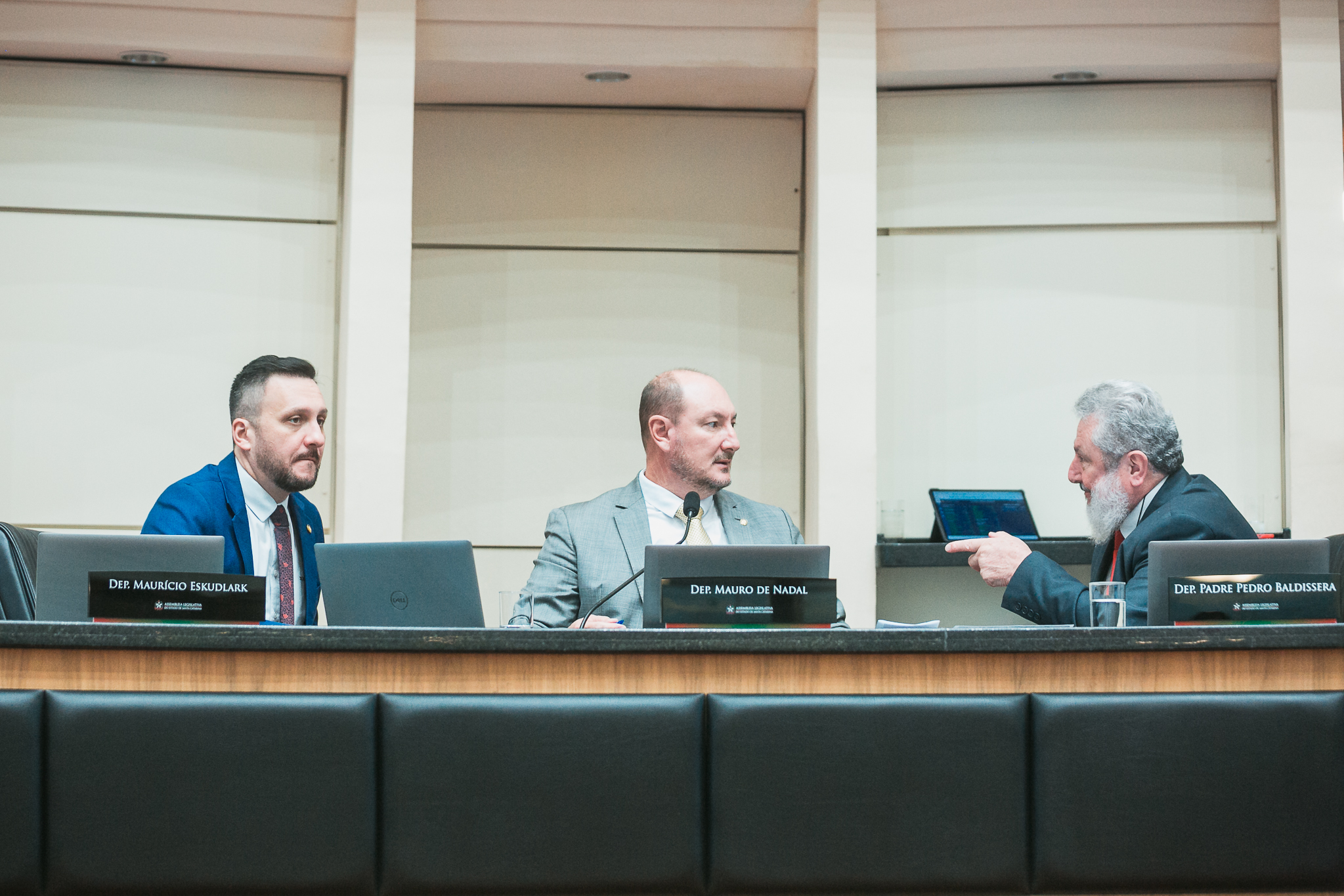 - Deputado Pepê Collaço (PP)
- Deputado Mauro de Nadal (MDB) 	
 - Deputado Padre Pedro Baldissera (PT)