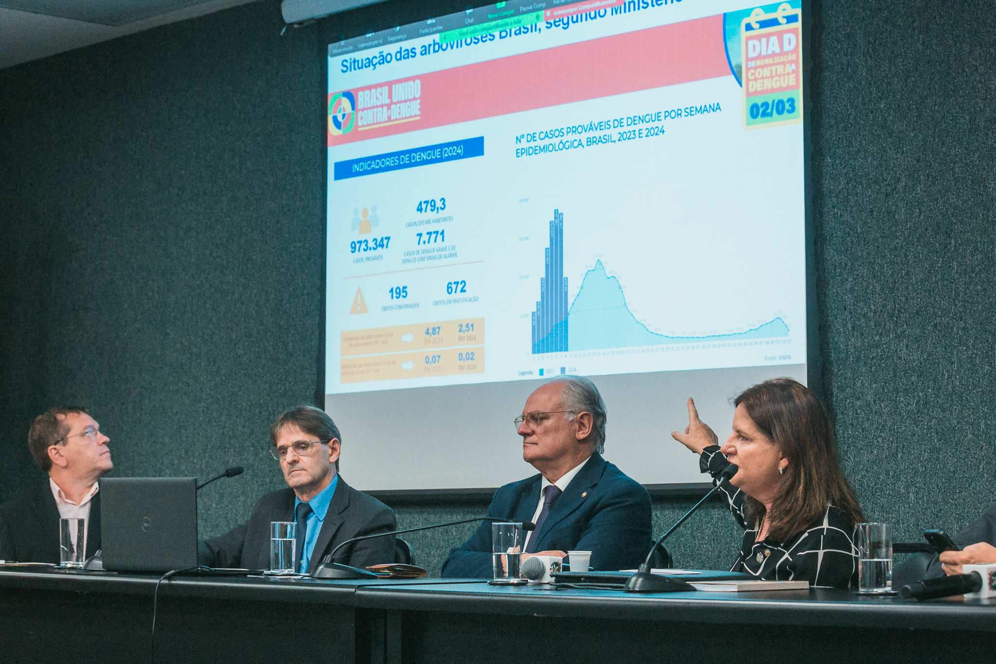 Sylvio da Costa Junior-Superintendente do Ministério da Saúde- Deputado Dr. Vicente Caropreso (PSDB)  - Deputado Dr. Vicente Caropreso (PSDB)-Carme Zanotto-Presidente da Secretaria da Saúde