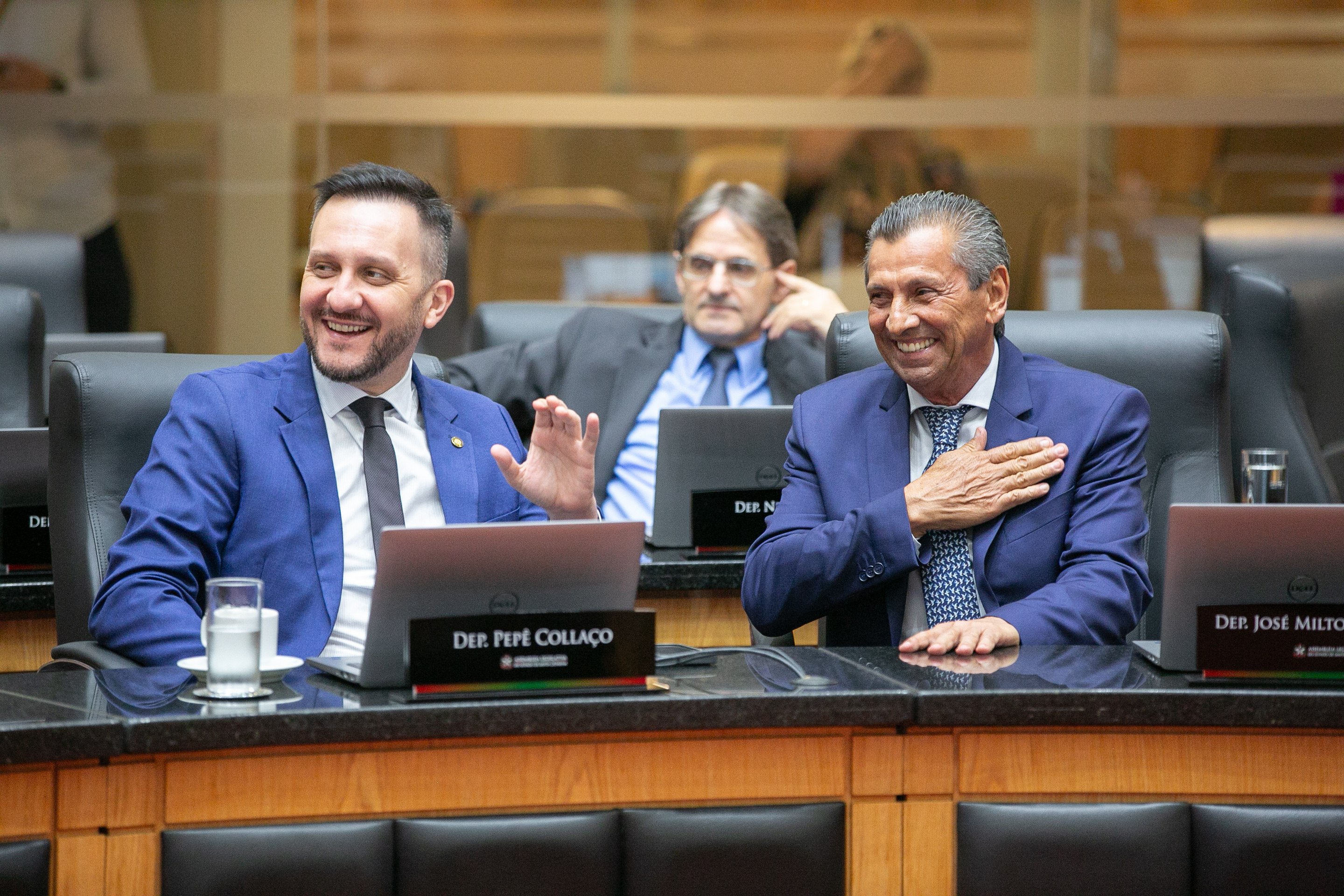 - Deputado Pepê Collaço (PP) - Deputado Julio Garcia (PSD)