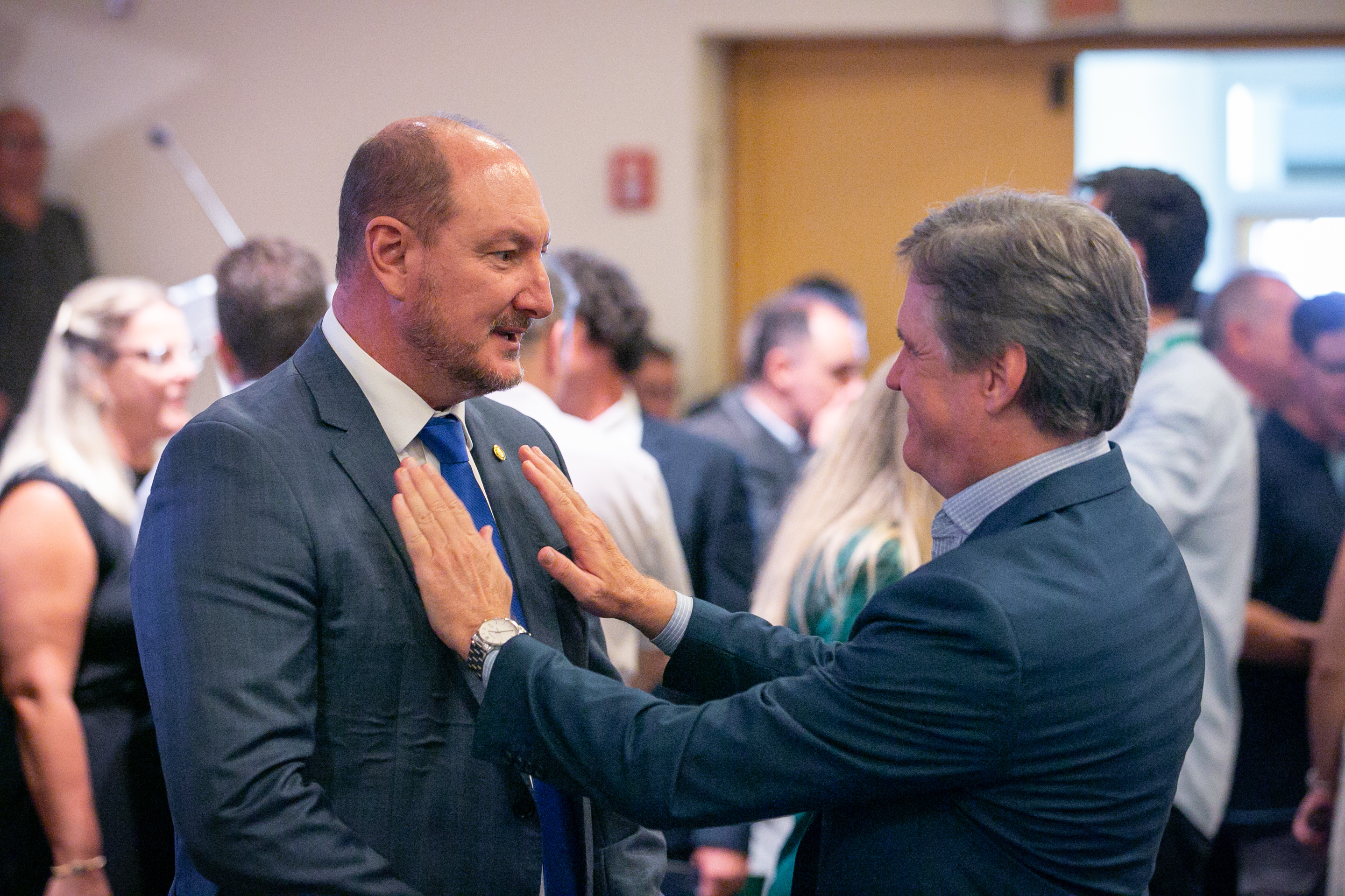 Deputado Mauro de Nadal (MDB) e Dário Berger