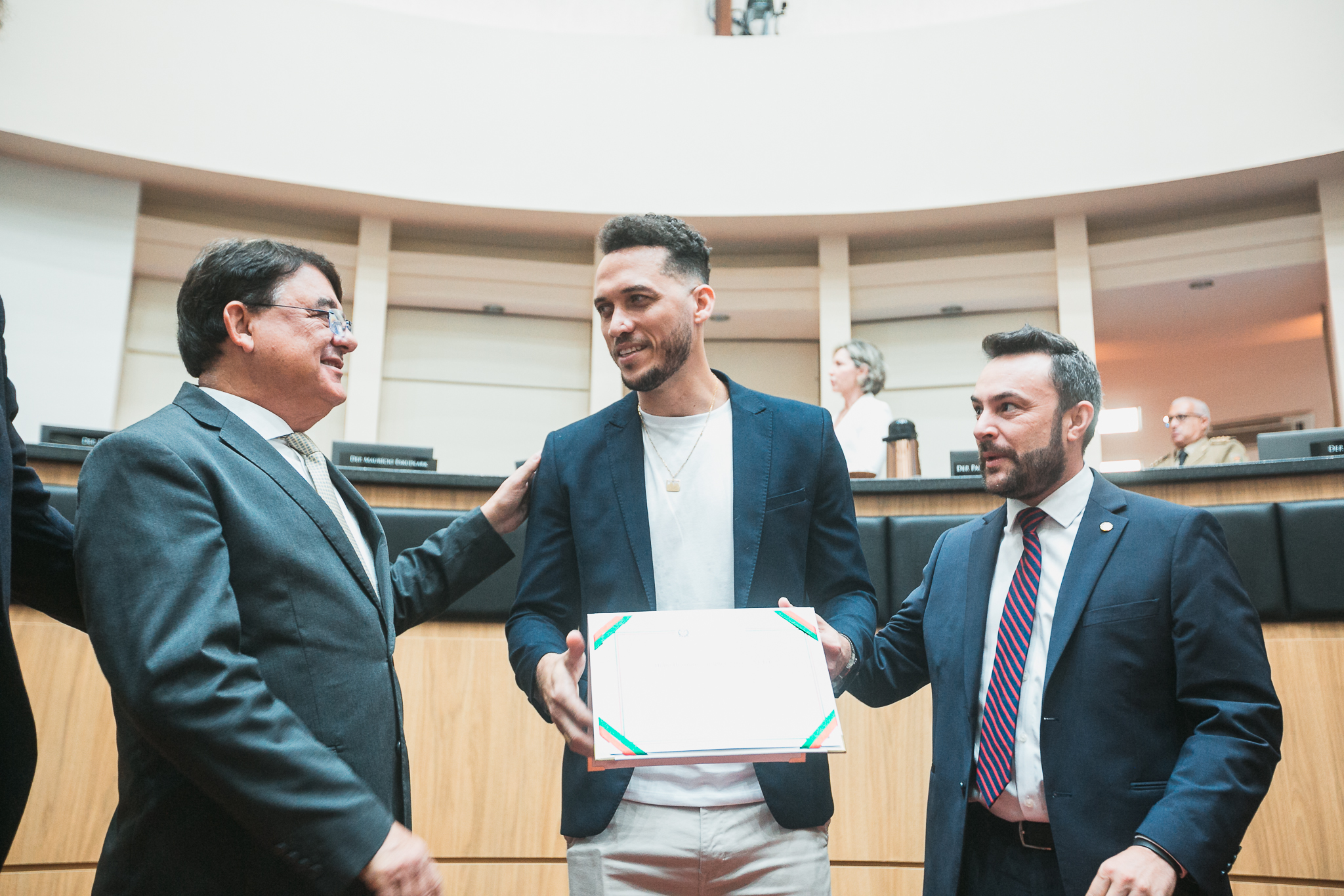 - Deputado Maurício Peixer (PL)
-Hélio Hermito Zampier ex-jogador da Chapecoense, NETO    - Deputado Marcius Machado (PL)