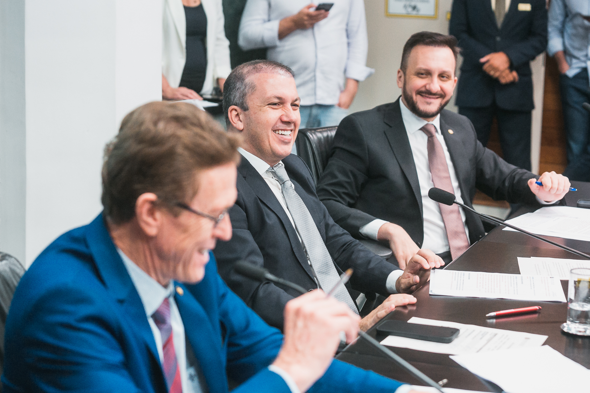 - Deputado Volnei Weber (MDB) - Deputado Camilo Martins (Podemos)- Deputado Pepê Collaço (PP)