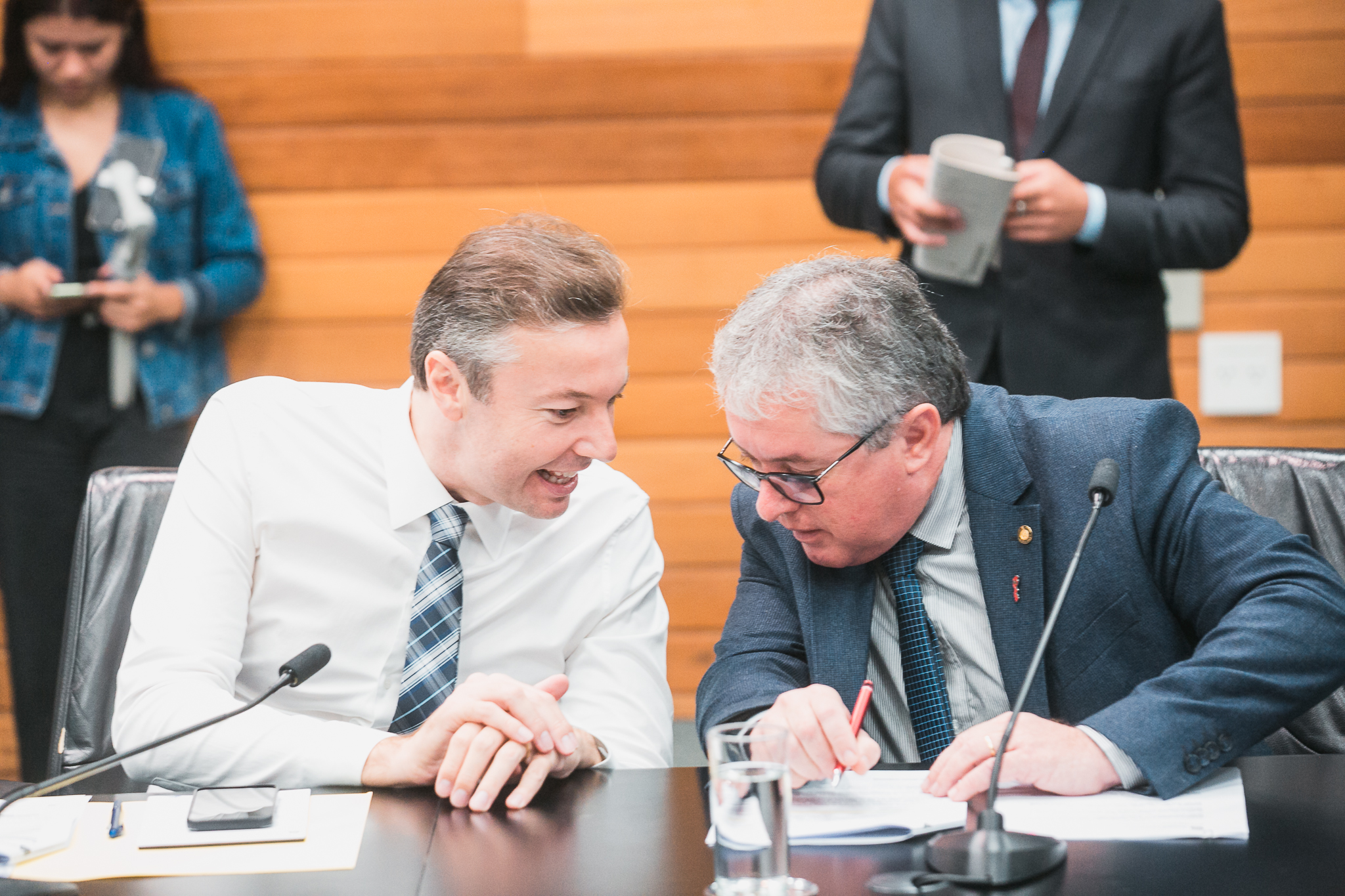 - Deputado Napoleão Bernardes (PSD)  - Deputado Tiago Zilli (MDB)