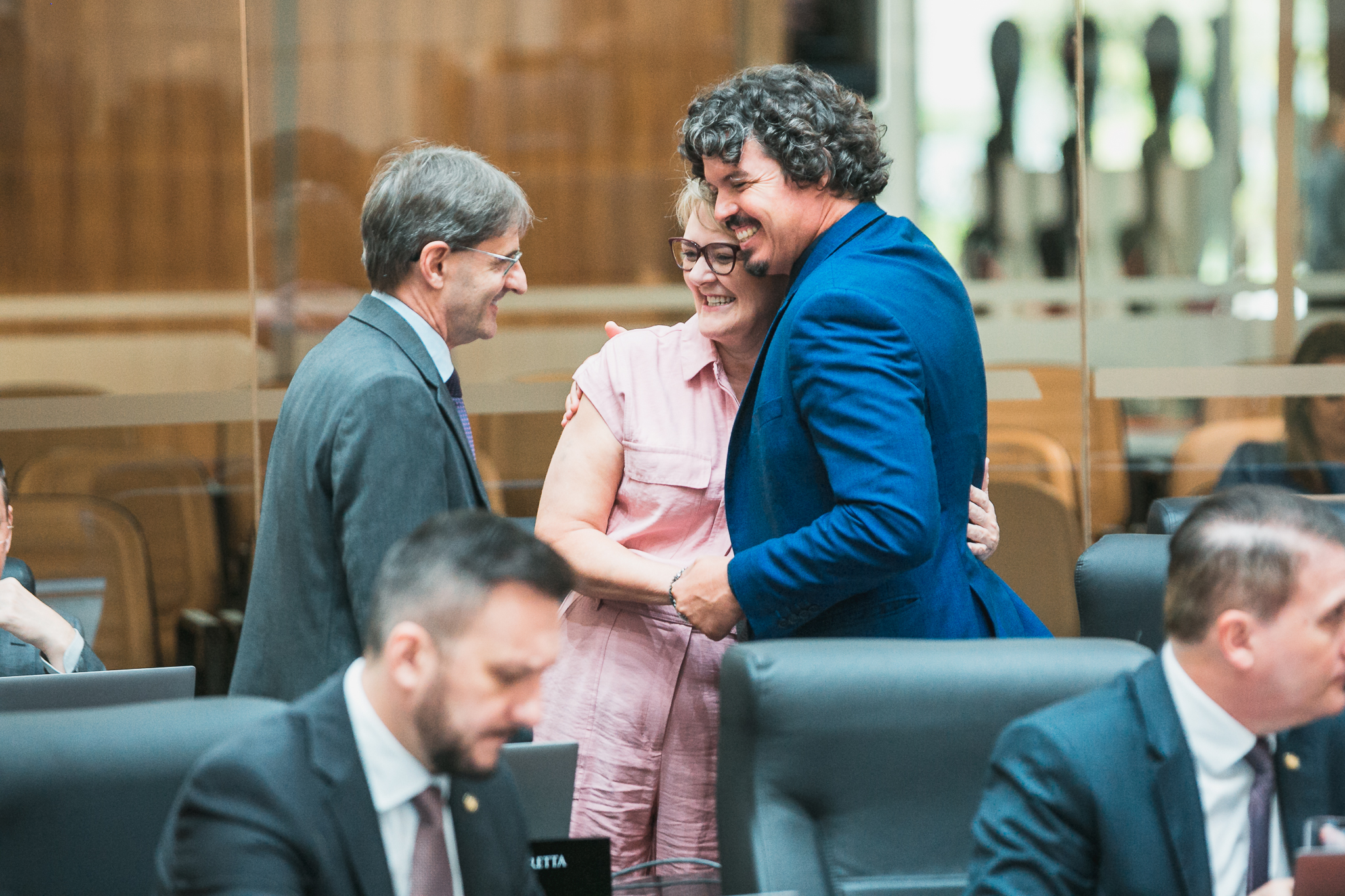 - Deputado Neodi Saretta (PT) 	
 - Deputada Luciane Carminatti (PT) 	 - Deputado Marquito (PSOL)