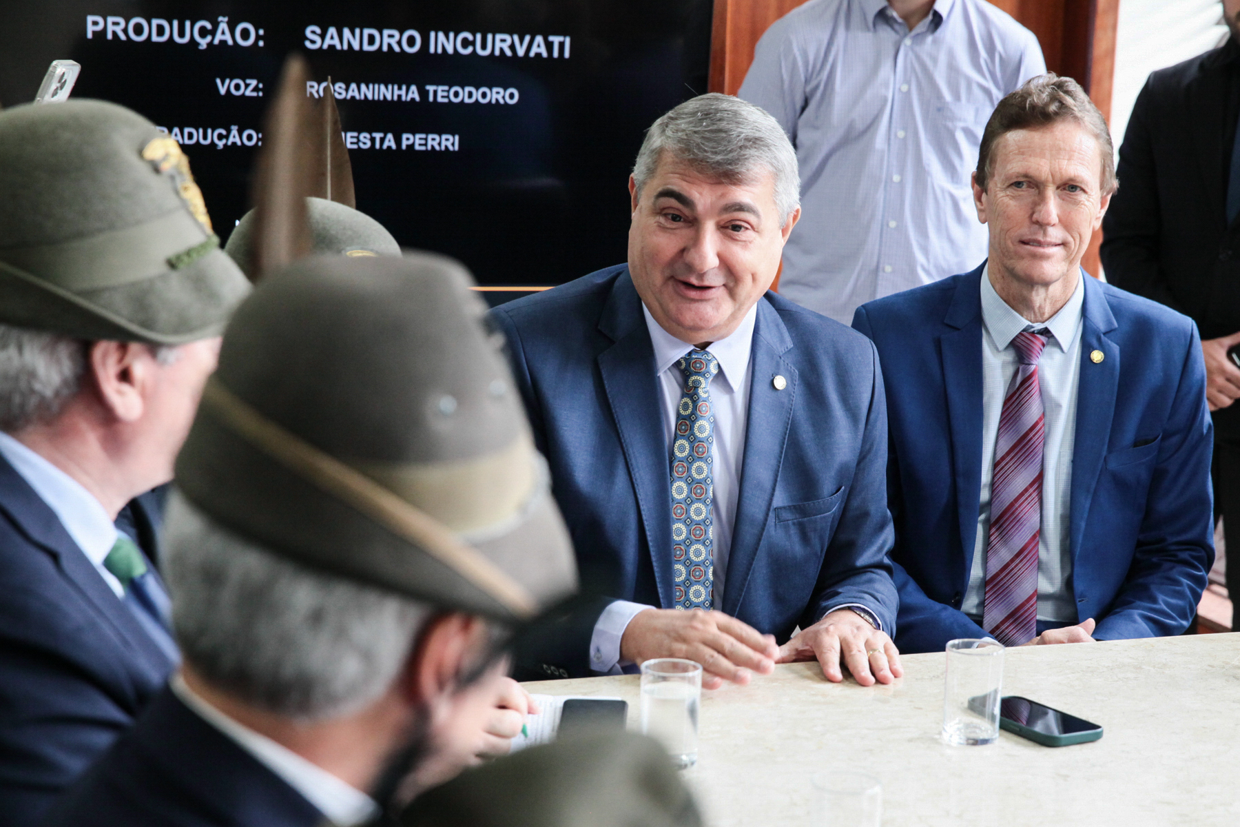 - Deputado Antídio Lunelli (MDB) 	 - Deputado Volnei Weber (MDB)