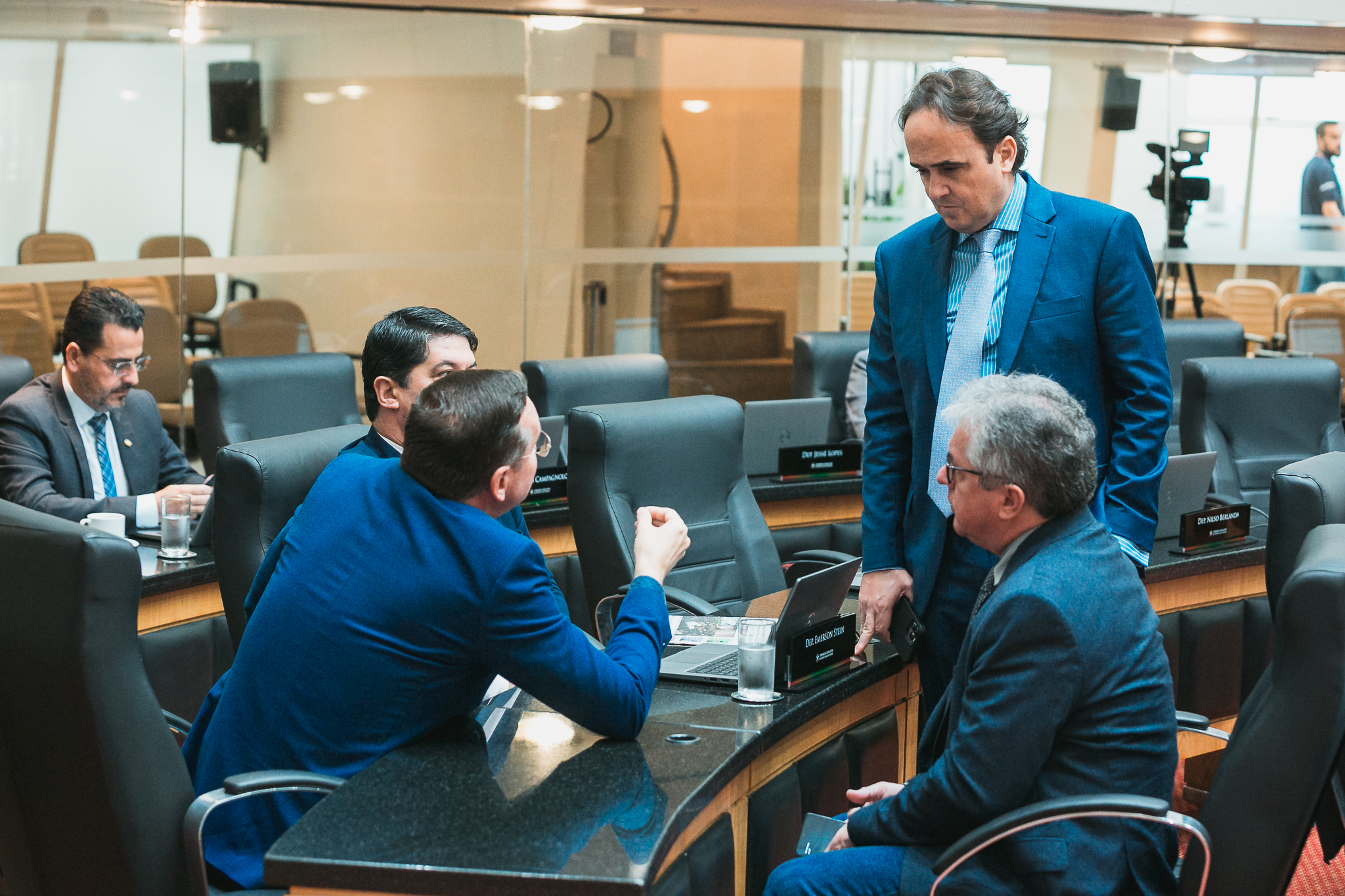 - Deputado Soratto (PL) - Deputado Emerson Stein (MDB) - Deputado Jair Miotto (União) 	
 - Deputado Carlos Humberto (PL) - Deputado Tiago Zilli (MDB)
