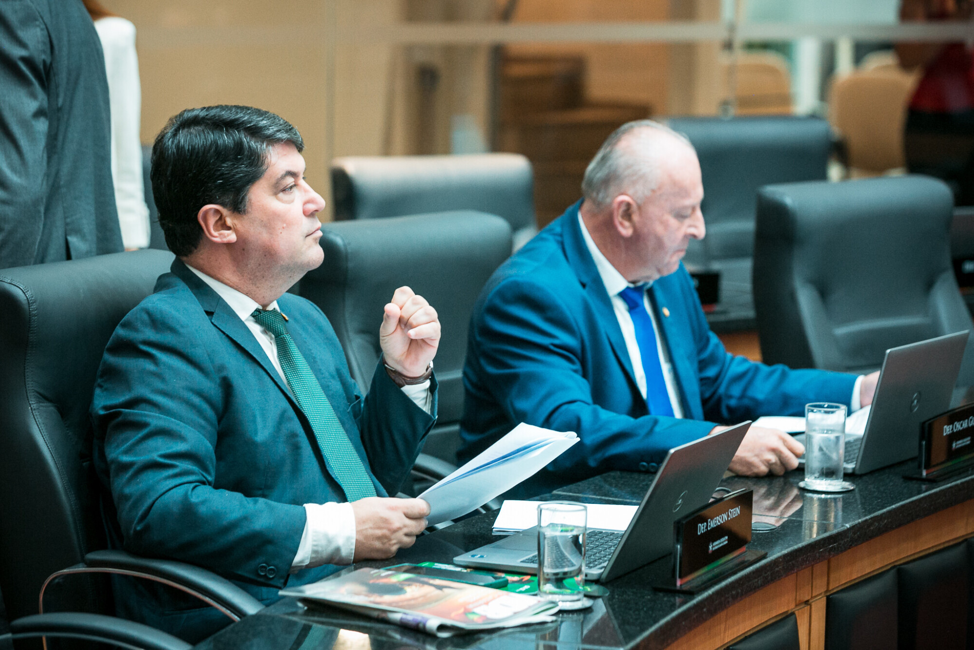 - Deputado Emerson Stein (MDB)
 - Deputado Oscar Gutz (PL)