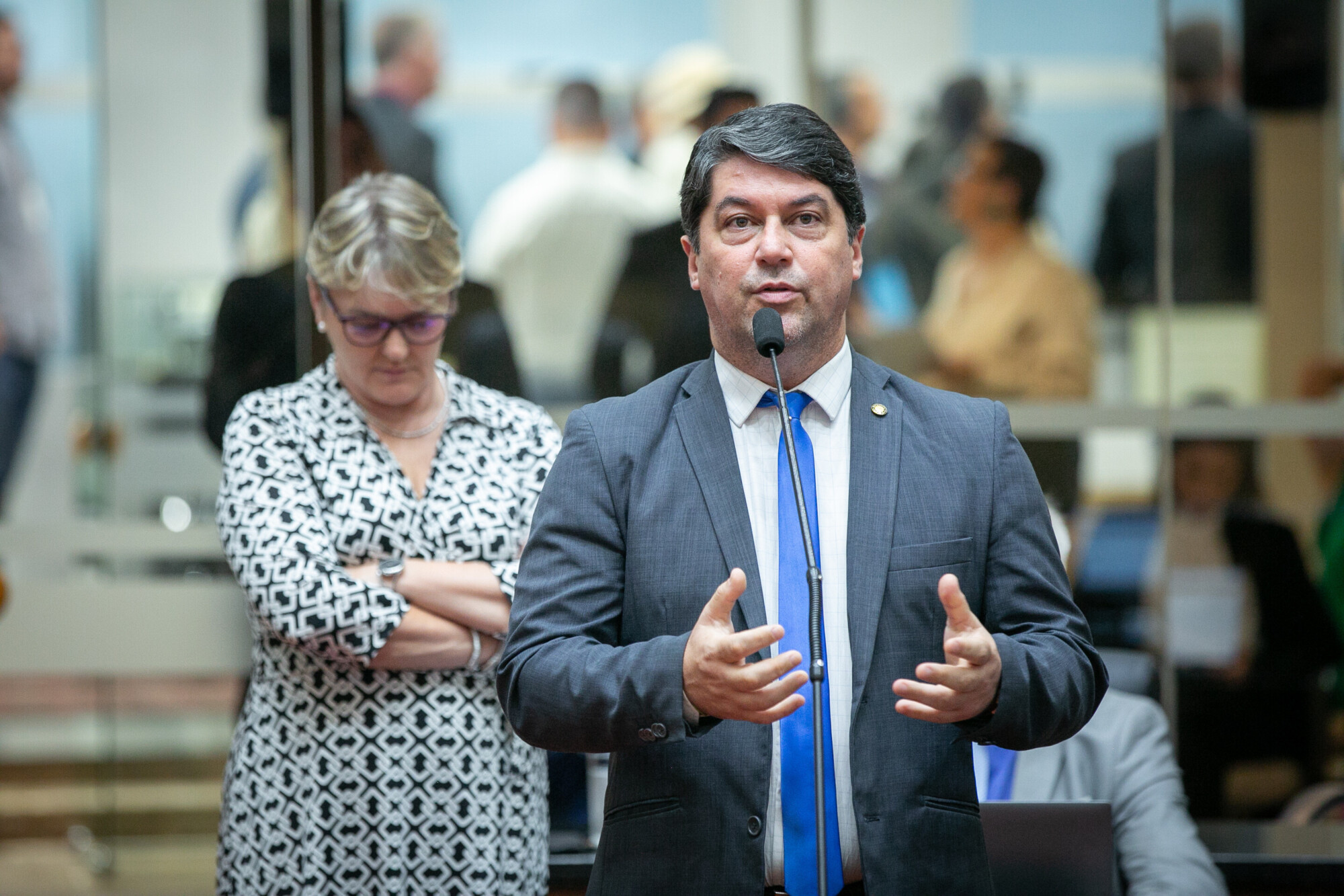 - Deputada Luciane Carminatti (PT)- Deputado Emerson Stein (MDB)