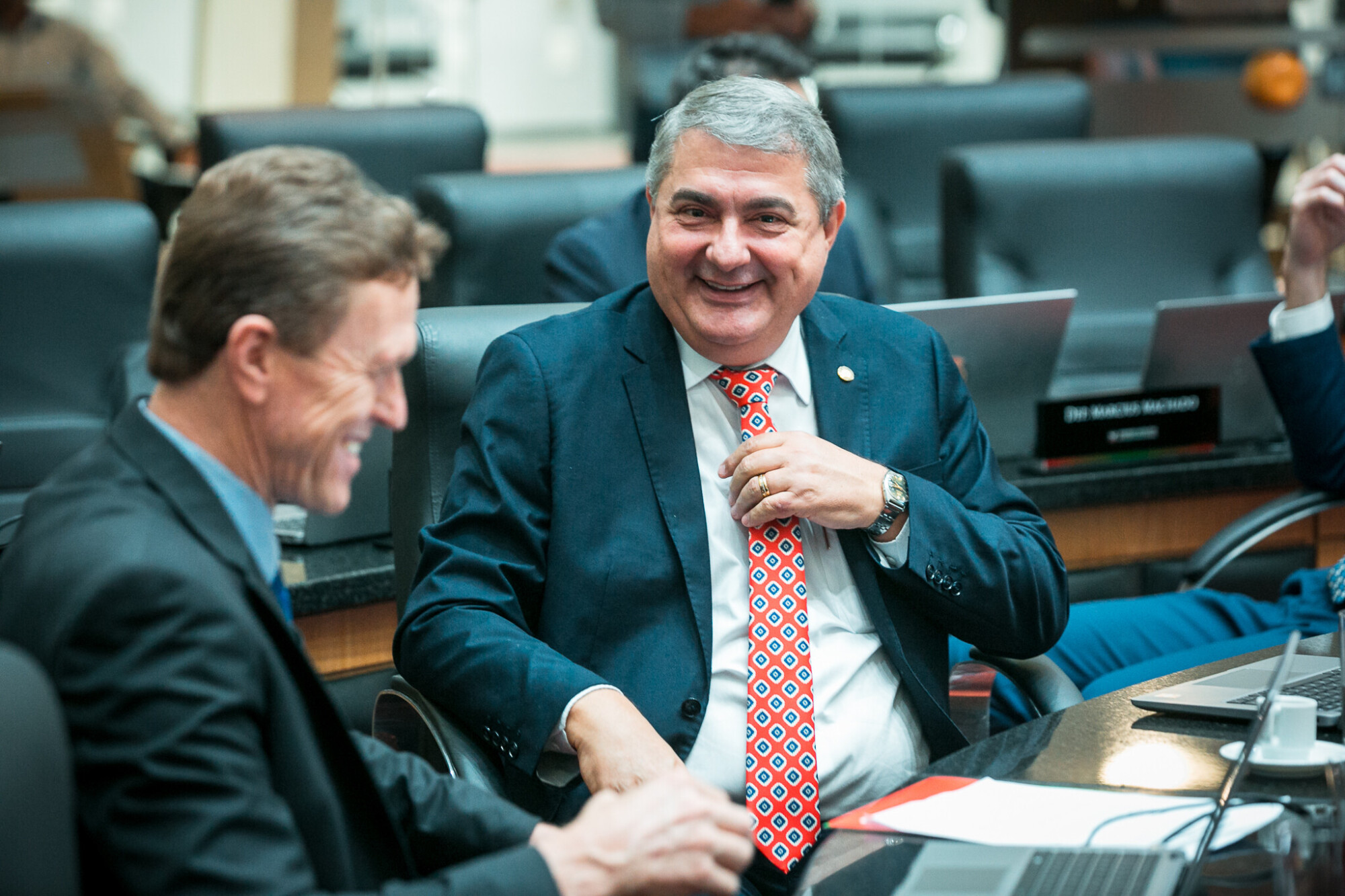 - Deputado Volnei Weber (MDB)
- Deputado Antídio Lunelli (MDB)