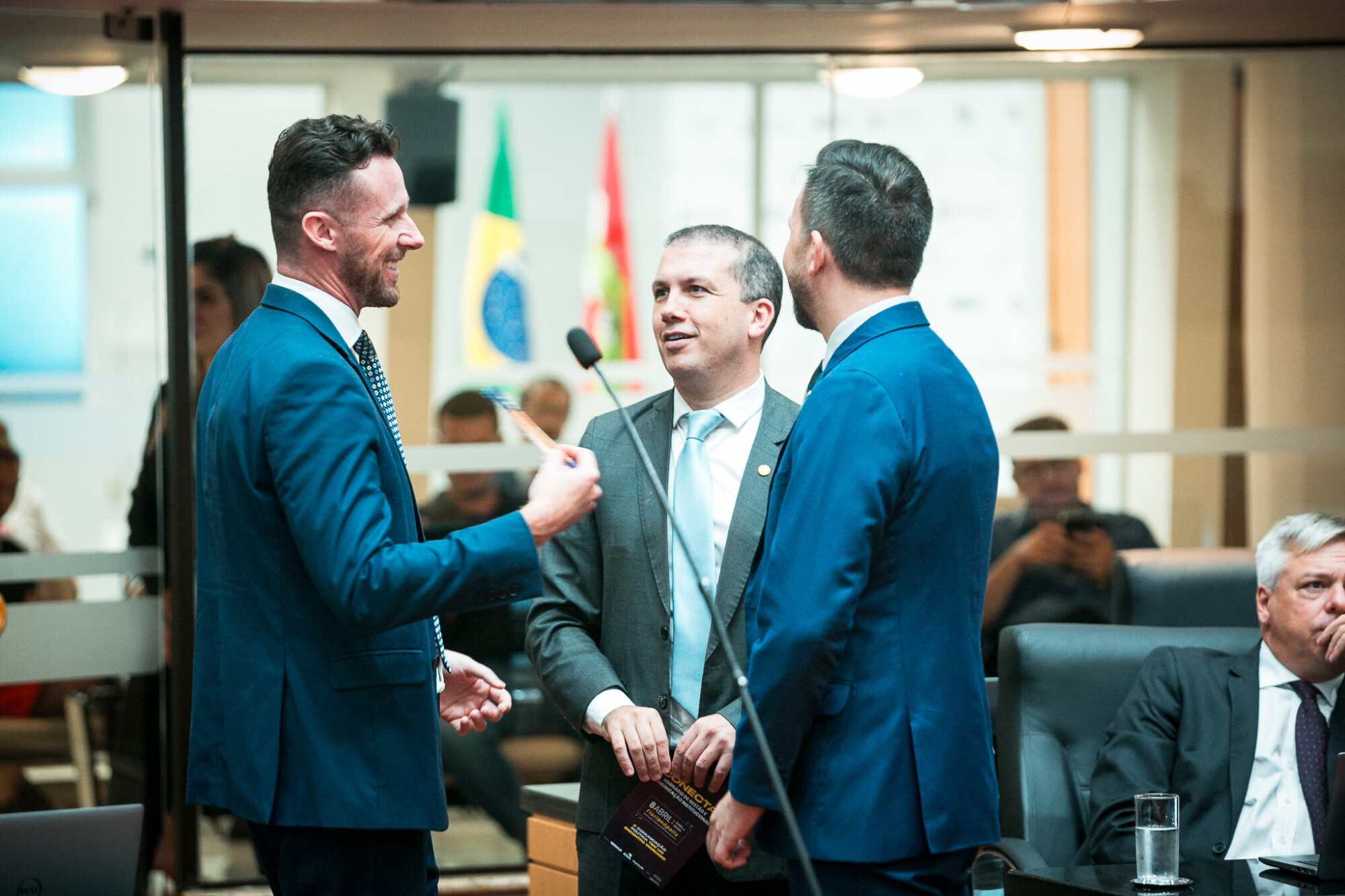 - Deputado Fernando Krelling (MDB) 	 - Deputado Camilo Martins (Podemos) 	

- Deputado Pepê Collaço (PP)