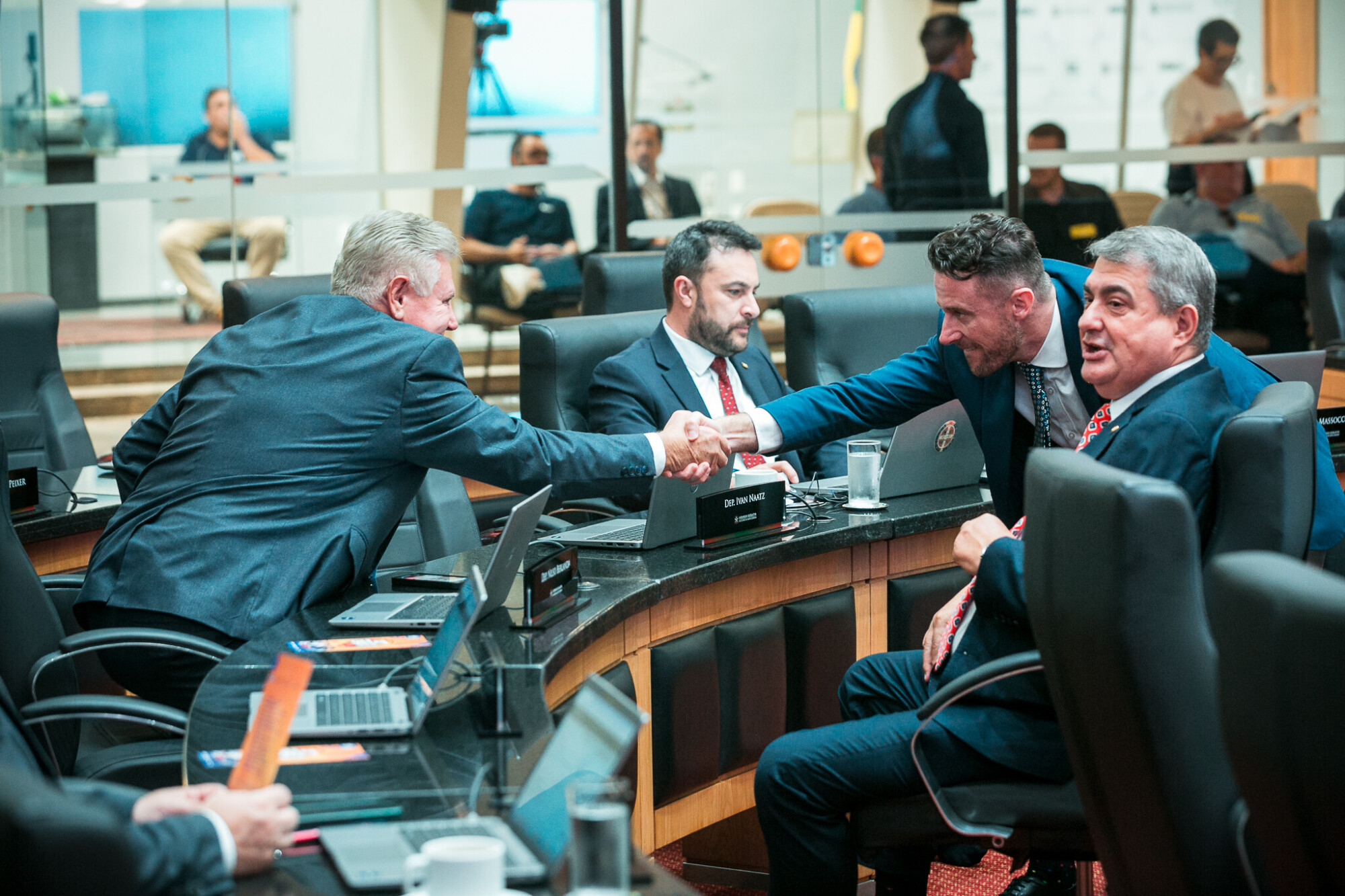 - Deputado Nilso Berlanda (PL)
 - Deputado Marcius Machado (PL) 
 - Deputado Fernando Krelling (MDB) 	
 - Deputado Antídio Lunelli (MDB)