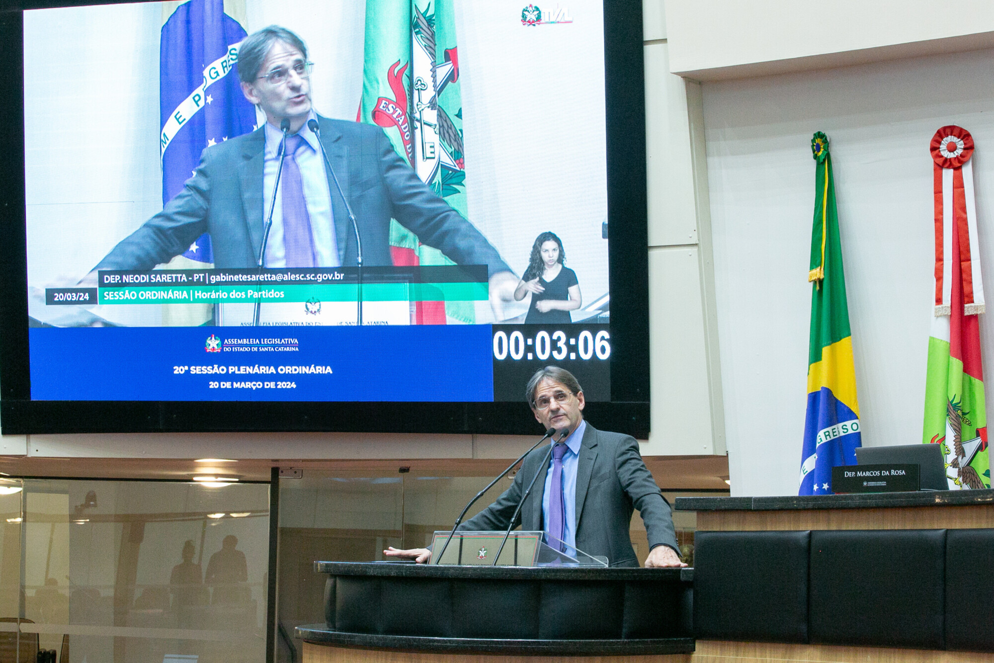 - Deputado Neodi Saretta (PT)