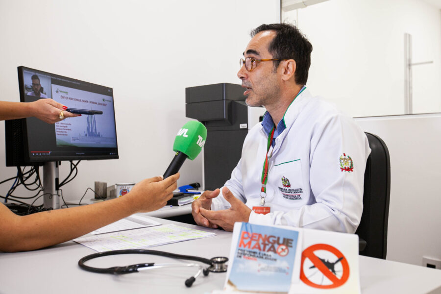 Marcelo Coltro, médico da Coordenadoria de Saúde e Assistência da Alesc.