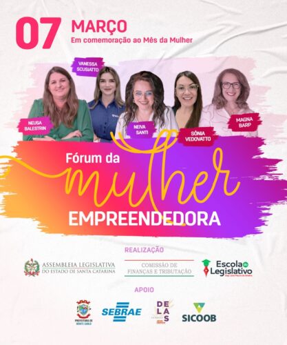 Monte Carlo recebe Fórum da Mulher empreendedora promovido pela Comissão de Finanças