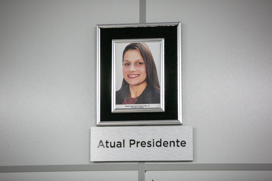 Ediane de Carli Trevelin, presidente da Câmara de Vereadores de Águas Frias.