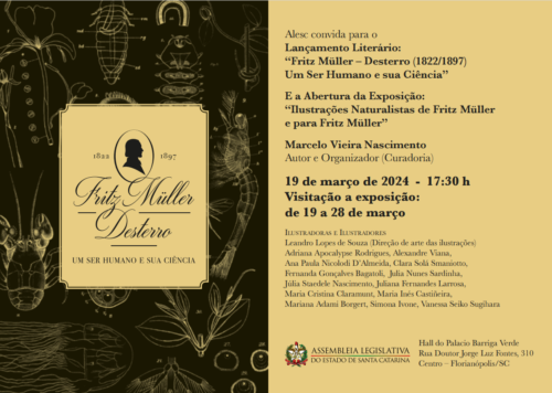 Vida e obra: Biografia sobre Fritz Müller será lançada na Alesc nesta 3ª feira