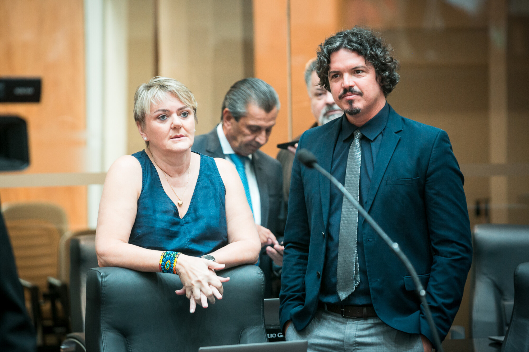 - Deputada Luciane Carminatti (PT)
 - Deputado Marquito (PSOL)