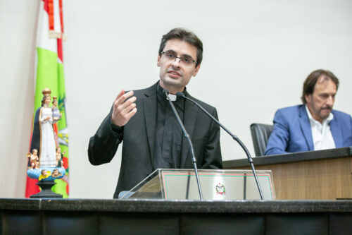 Comitiva de Araranguá anuncia Festa de Nossa Senhora Mãe dos Homens