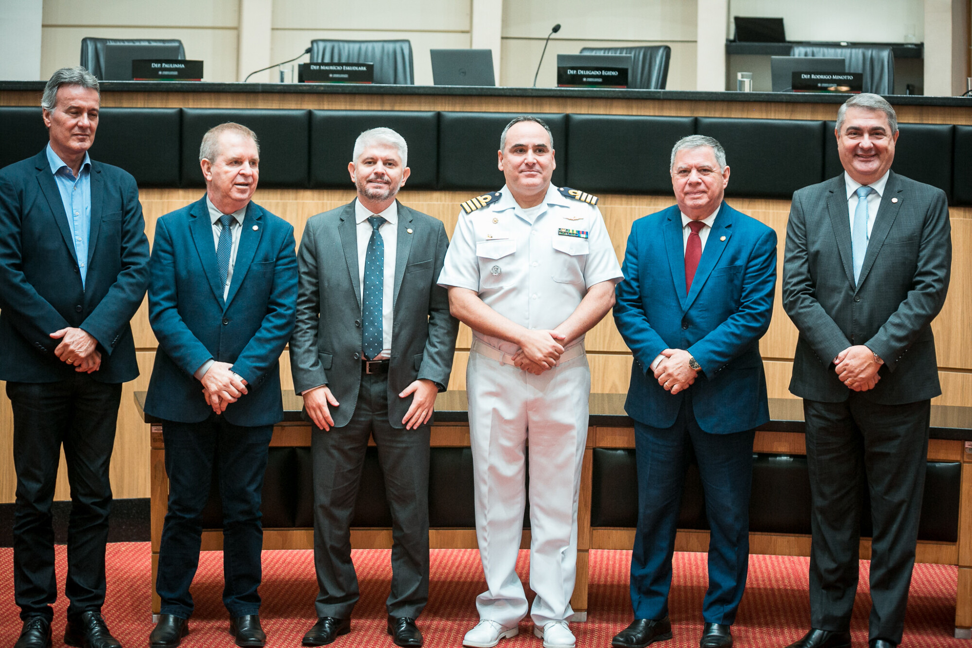 - Deputado Maurício Eskudlark (PL) - Deputado Delegado Egídio Ferrari (PRD) -Capitão da Marinha, Rodrigo Santa Rita  - Deputado Mário Motta (PSD)