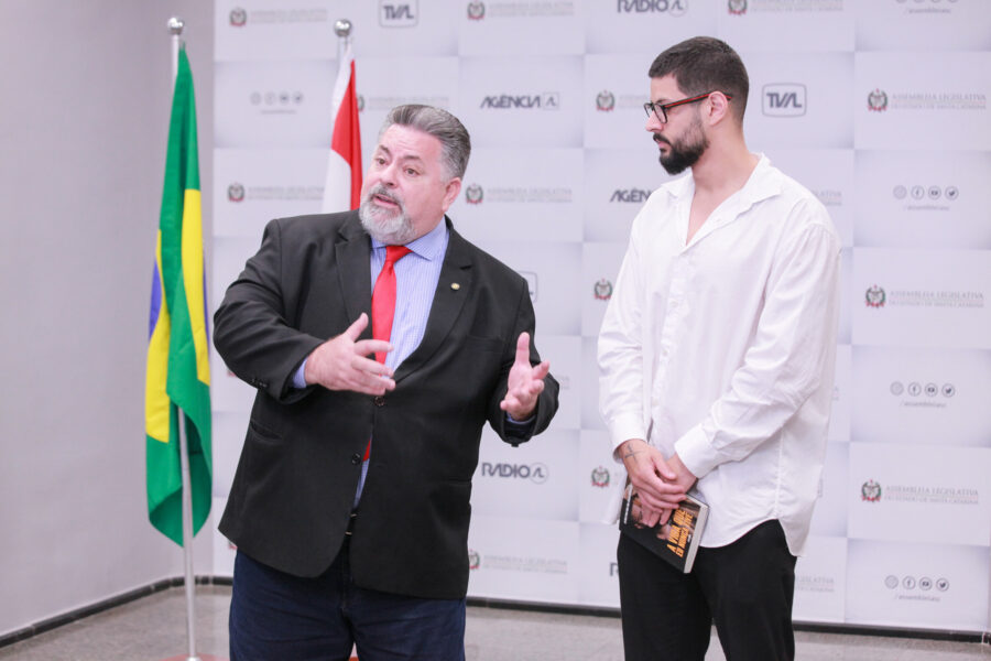 Deputado Sérgio Motta e o pastor Lucas Paiva Ramos