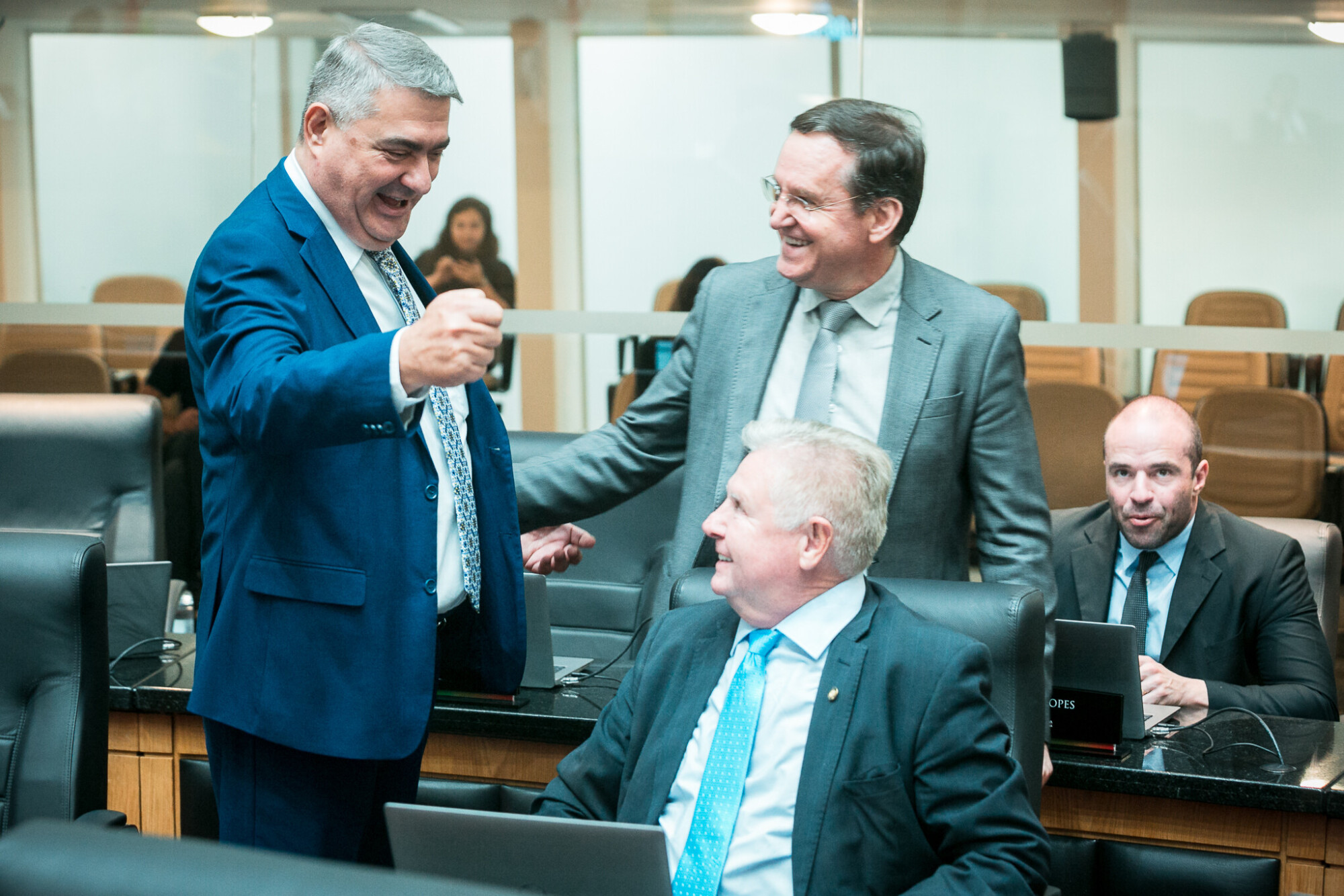 - Deputado Antídio Lunelli (MDB) 	
 - Deputado Jair Miotto (União) 	
 - Deputado Nilso Berlanda (PL)