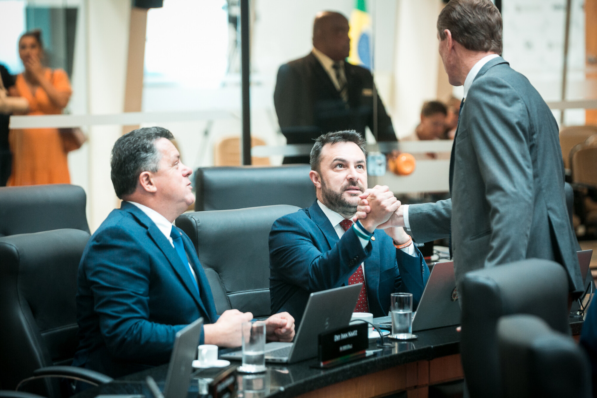 - Deputado Ivan Natz (PL) - Deputado Marcius Machado (PL)