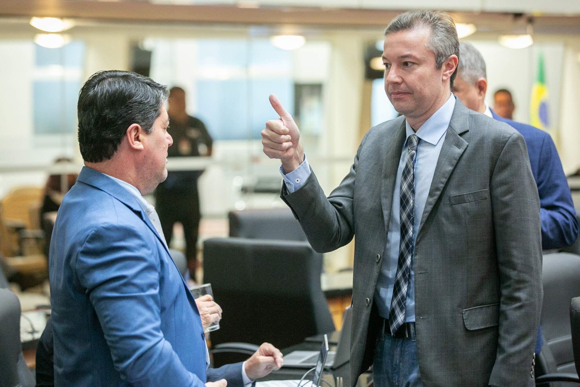 - Deputado Emerson Stein (MDB)
 - Deputado Napoleão Bernardes (PSD)