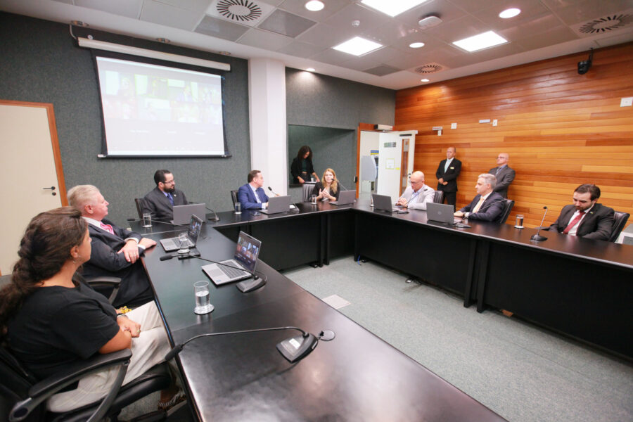 Reunião da Comissão de Economia, Ciência, Tecnologia e Inovação da Alesc.