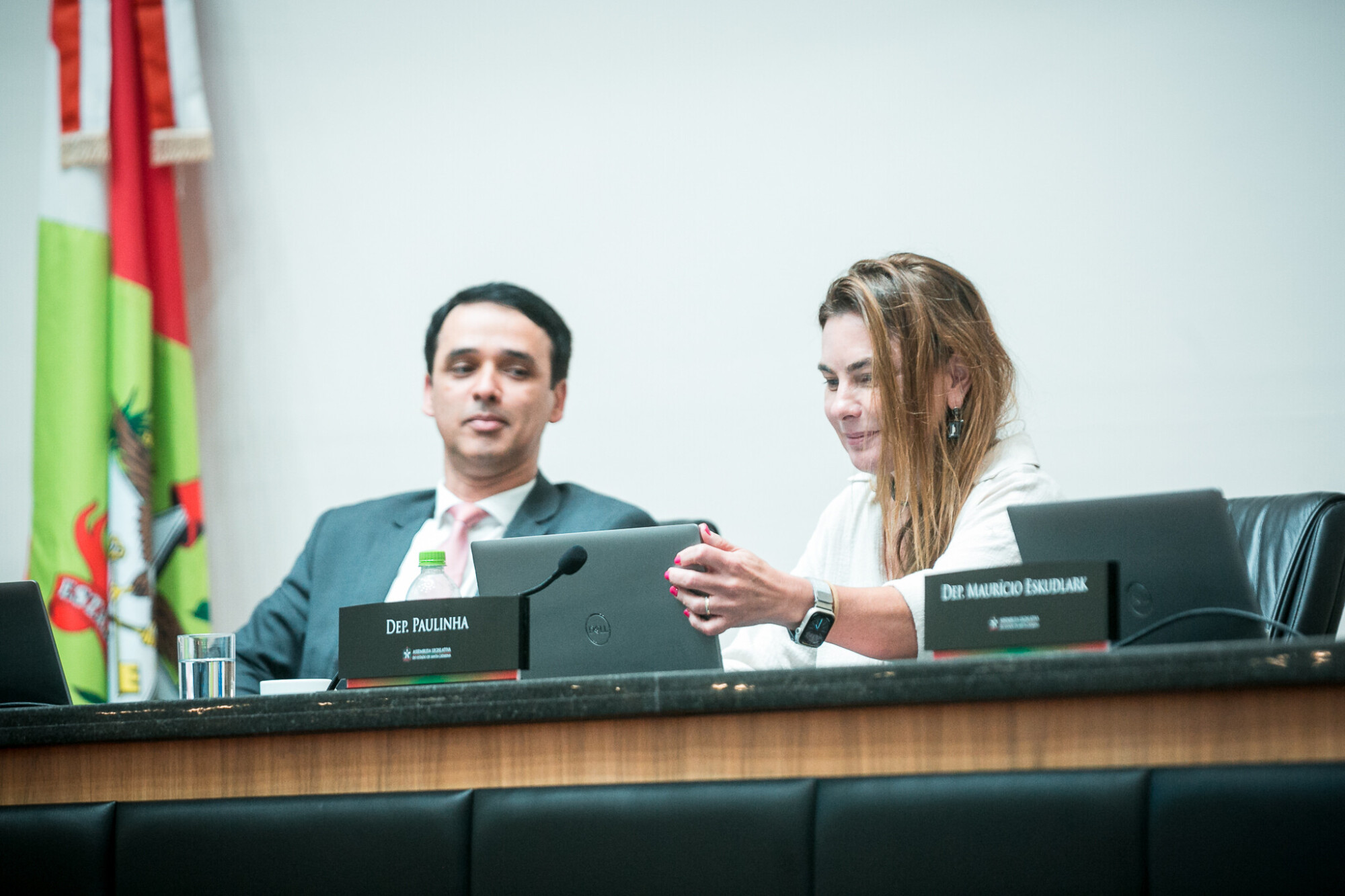 - Deputado Marcos da Rosa (União)	
 - Deputada Paulinha (Podemos)