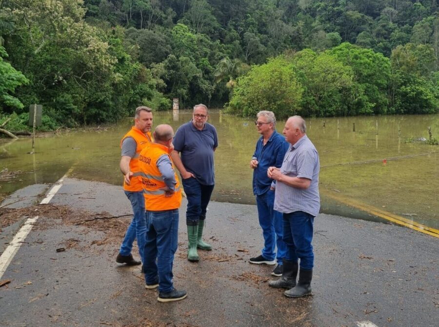 Obra evitará bloqueio da rodovia em caso de enchente. FOTO: Divulgação