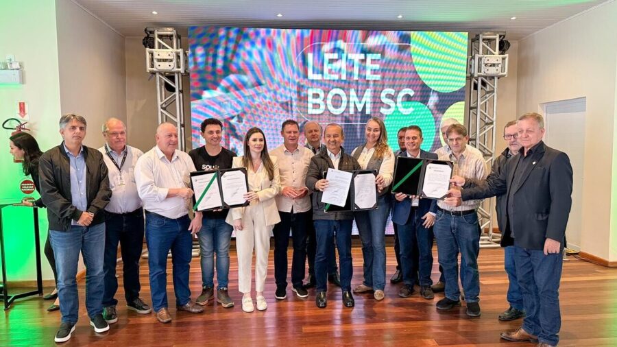 Evento de lançamento do programa Leite Bom SC. FOTO: Assessoria de Imprensa