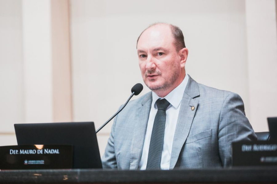 Deputado Mauro de Nadal, presidente da Assembleia Legislativa de Santa Catarina. Foto: assessoria parlamentar.
