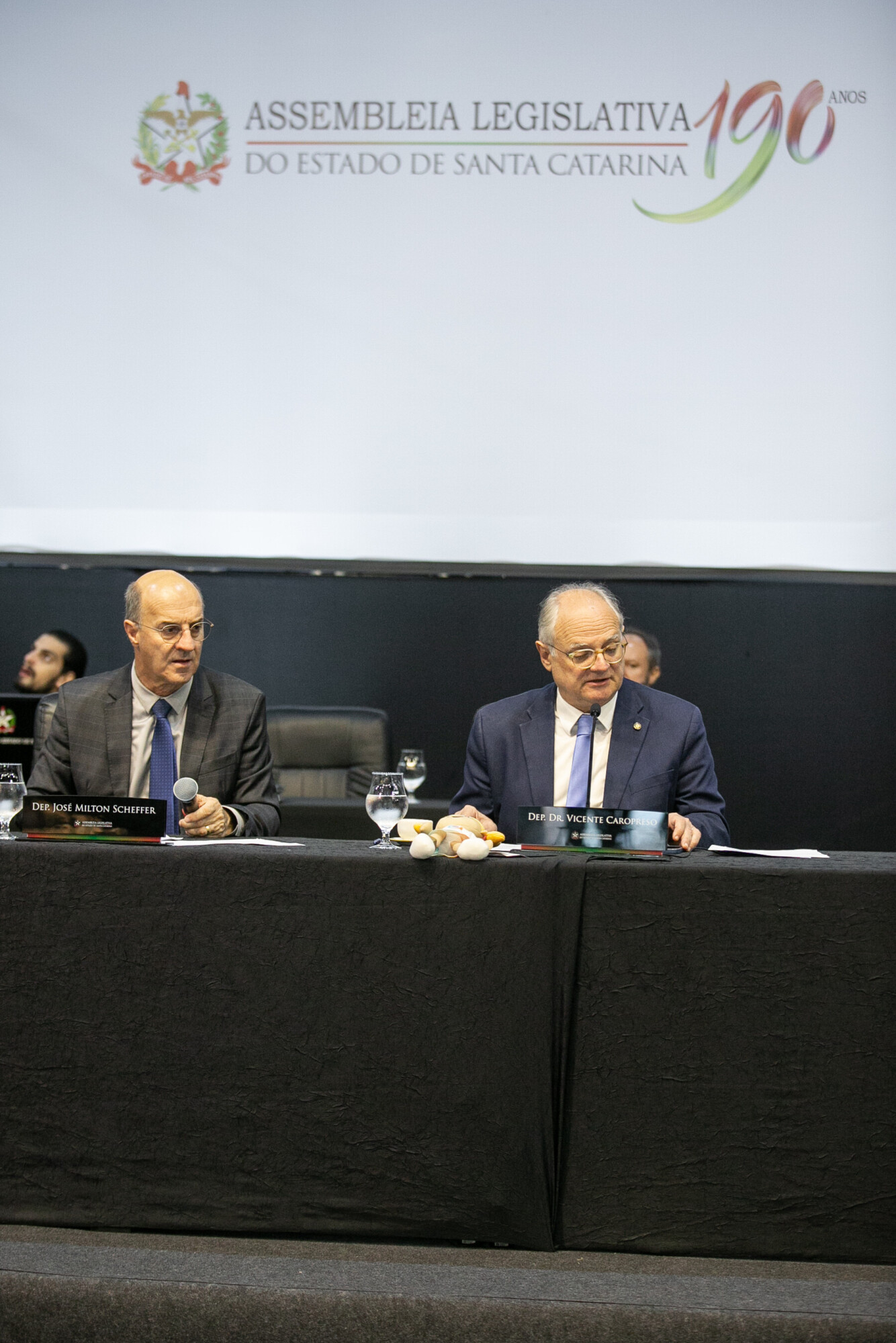 - Deputado José Milton Scheffer (PP)
 - Deputado Dr. Vicente Caropreso (PSDB)