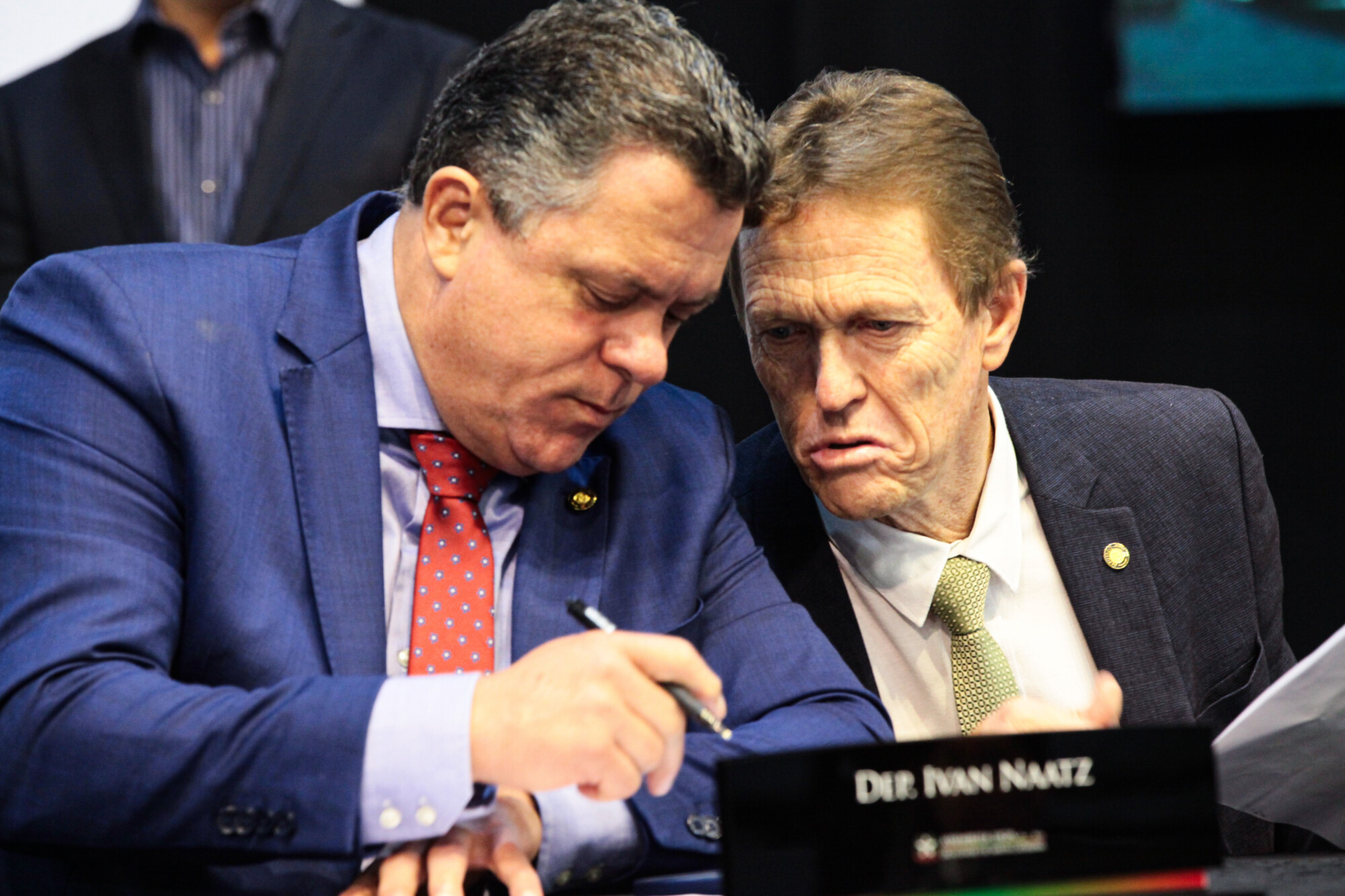 - Deputado Ivan Naatz (PL) 	 - Deputado Volnei Weber (MDB)