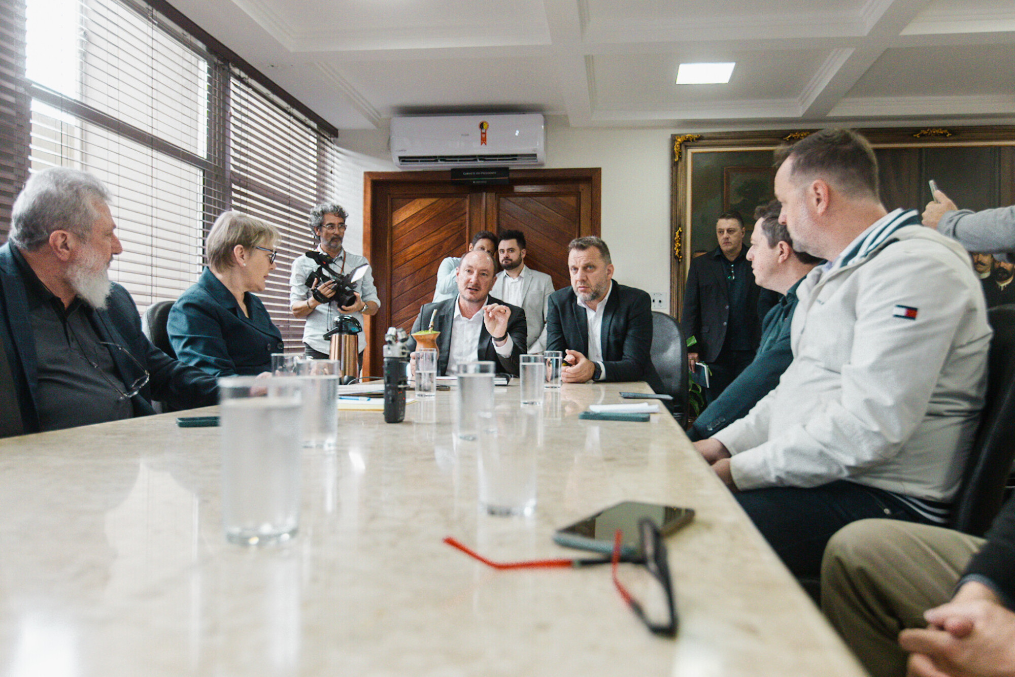 Reunião da Bancada do Oeste com Jerry Comper, Secretário de Estado da Infraestrutura e Mobilidade