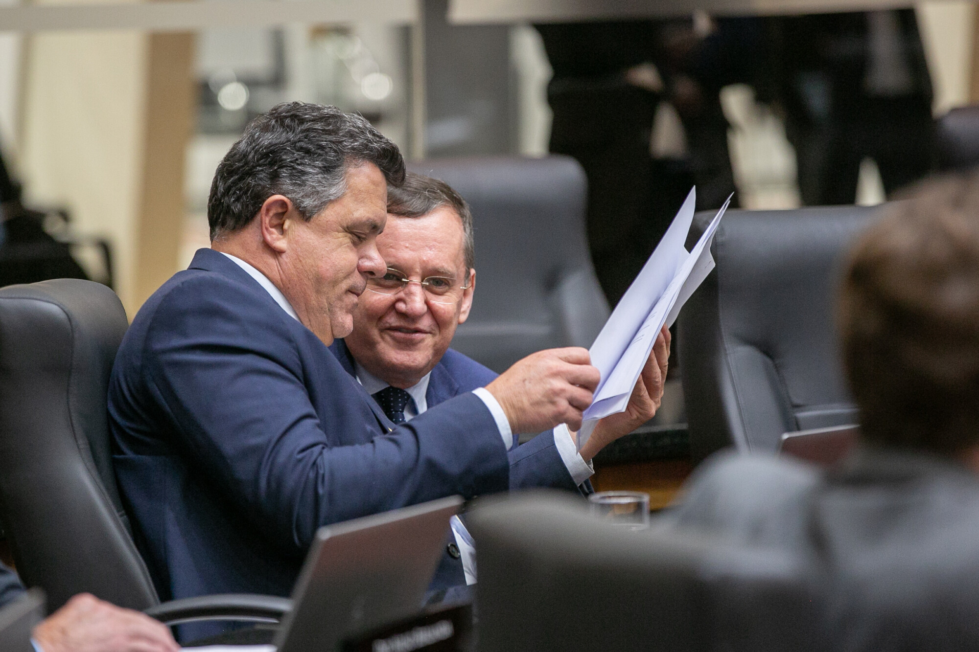 - Deputado Ivan Naatz (PL) 	
 - Deputado Jair Miotto (União)