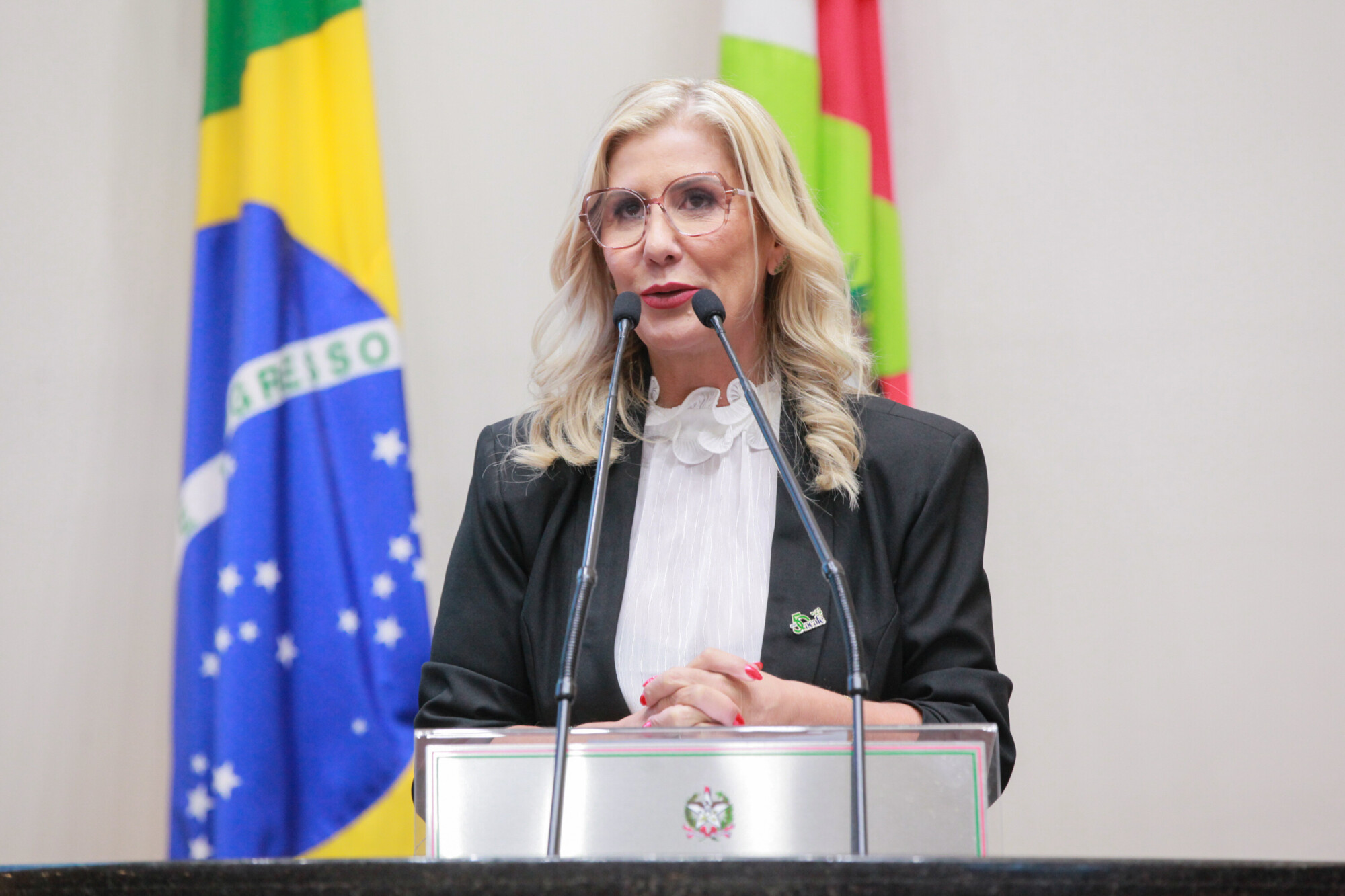 Luciane Ceretta- Presidente Da ACAFE e Reitora Da Unesc