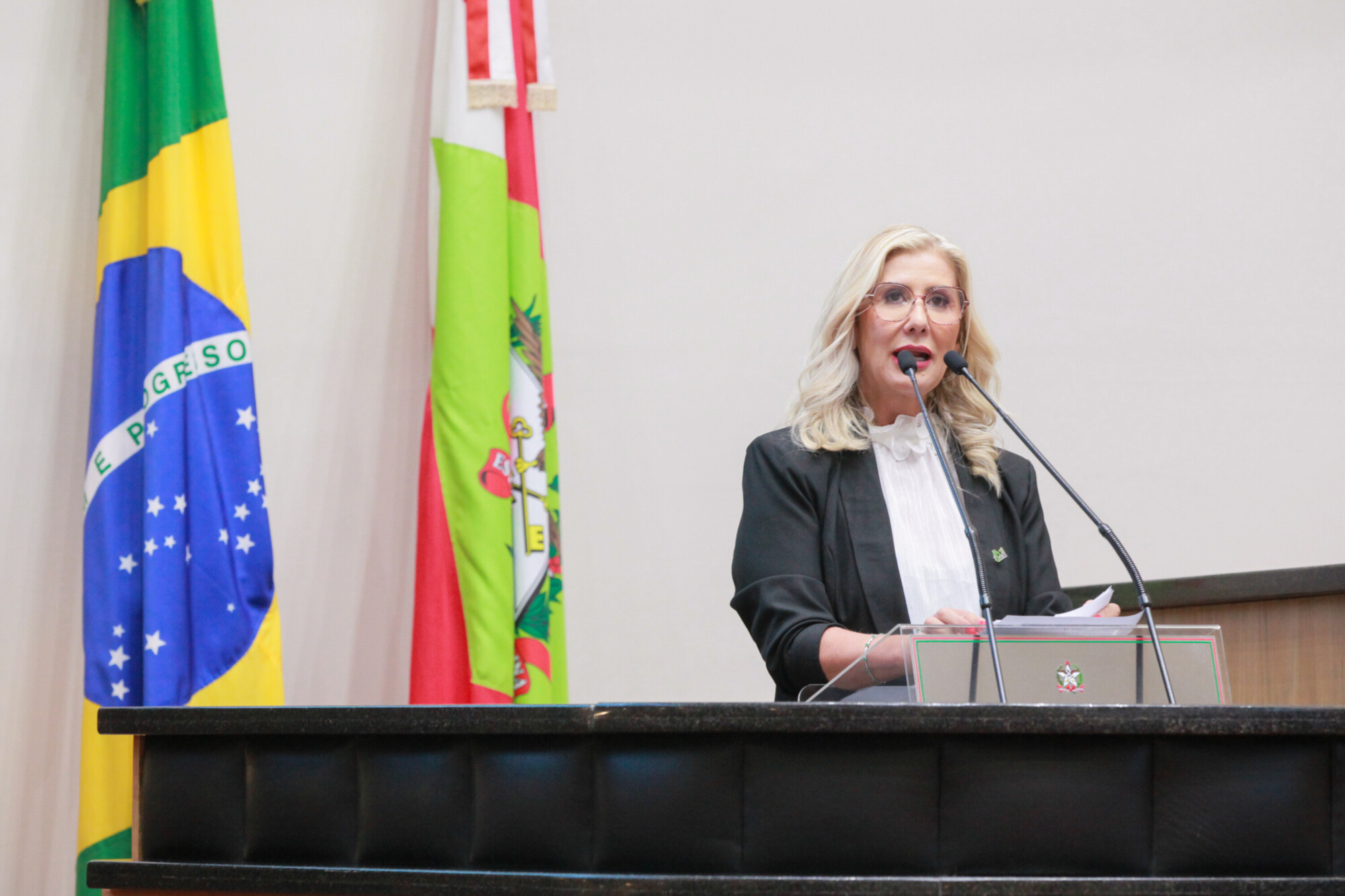 Luciane Ceretta- Presidente Da ACAFE e Reitora Da Unesc
