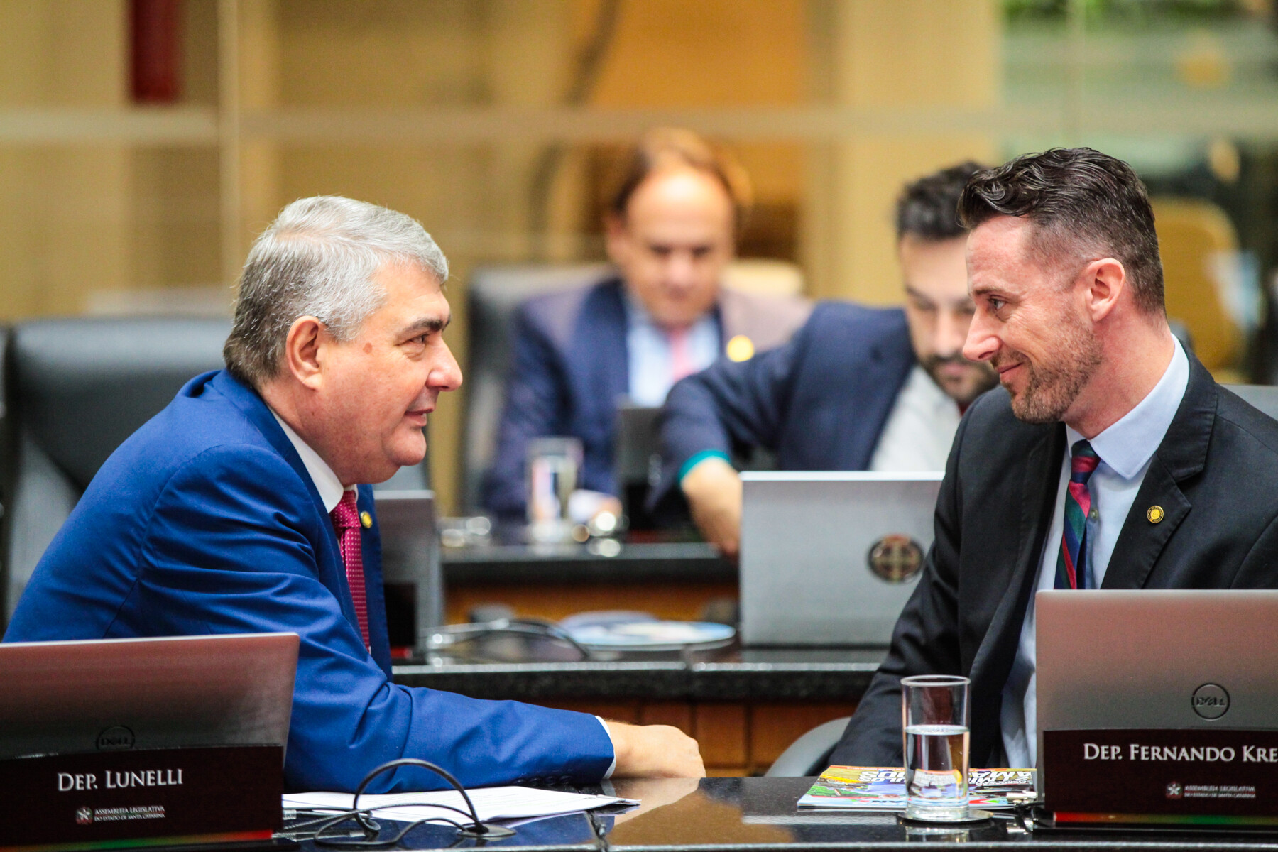 - Deputado Antídio Lunelli (MDB) 	
 - Deputado Fernando Krelling (MDB)