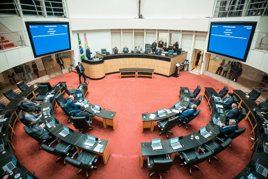 Plenário da Assembleia Legislativa de Santa Catarina, na tarde desta quarta-feira (15)