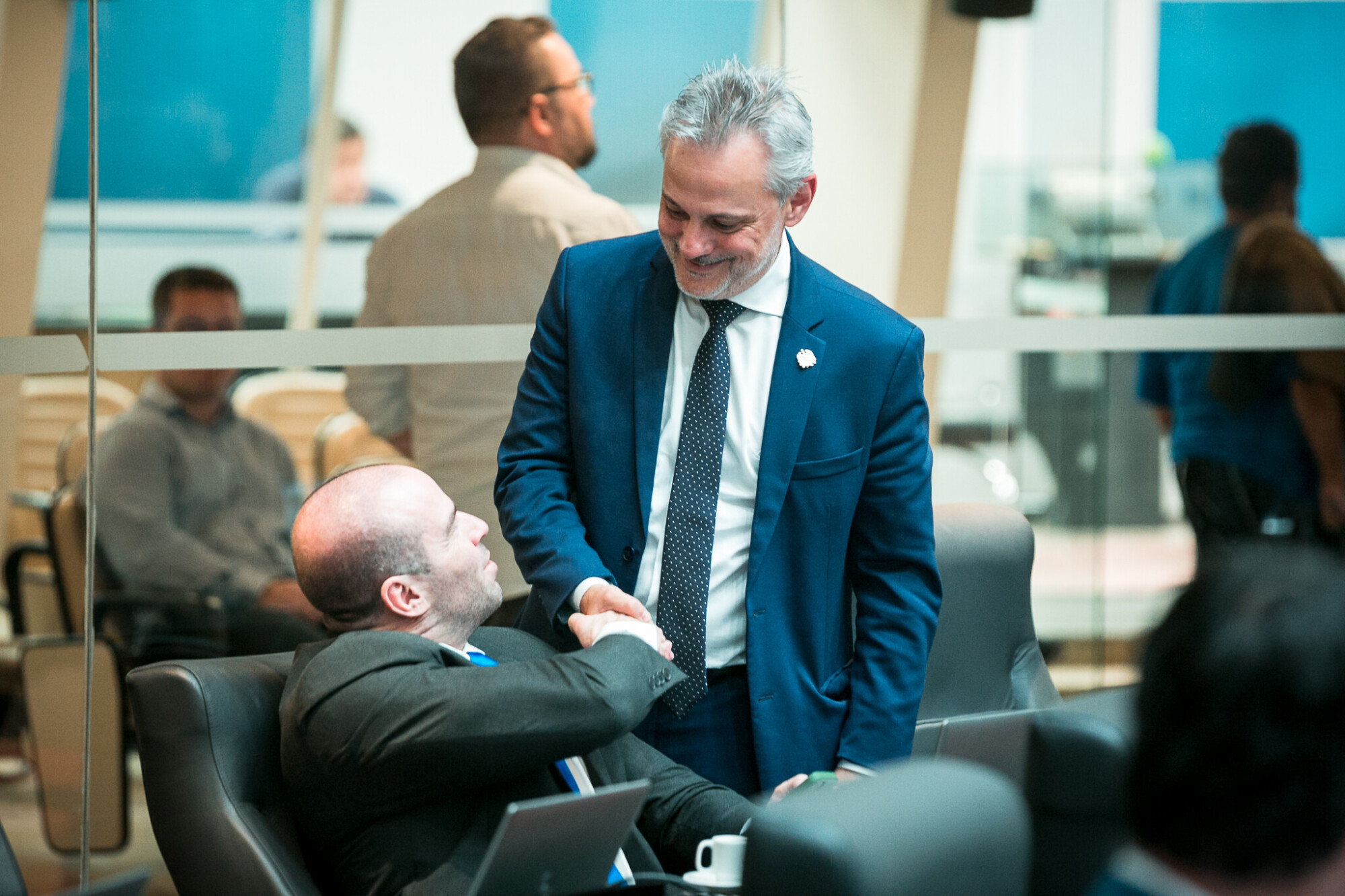 - Deputado Jessé Lopes (PL)
-Beto Martins - Secretário de Portos, Aeroportos e Ferrovias SC