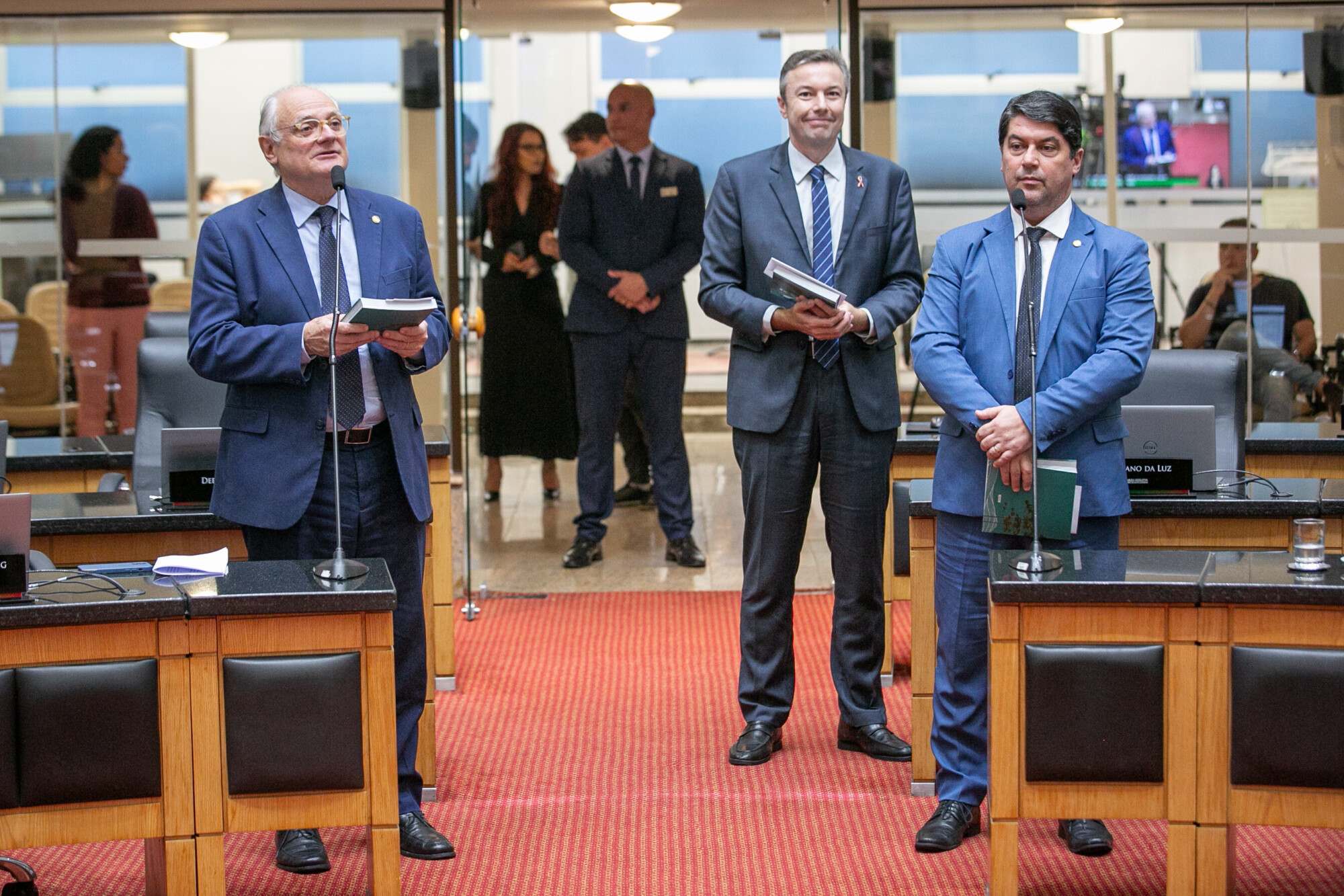 - Deputado Dr. Vicente Caropreso (PSDB)  - Deputado Napoleão Bernardes (PSD) 	

 - Deputado Emerson Stein (MDB)