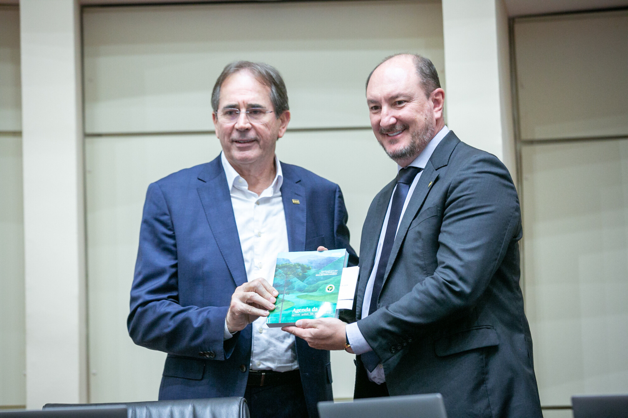 - Mario Cezar de Aguiar - Pres. a Federação das Indústrias de Santa Catarina (FIESC) - Deputado Mauro de Nadal (MDB)