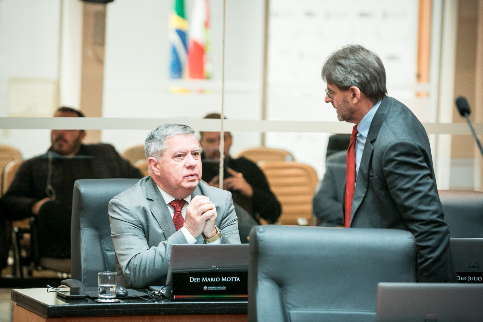 - Deputado Mário Motta (PSD)
 - Deputado Neodi Saretta (PT)