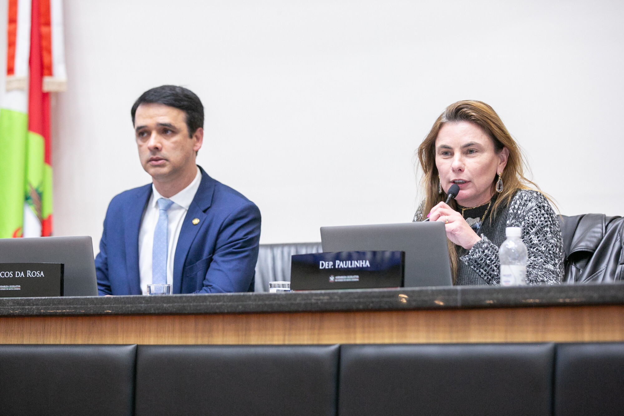 - Deputado Marcos da Rosa (União)	
 - Deputada Paulinha (Podemos)