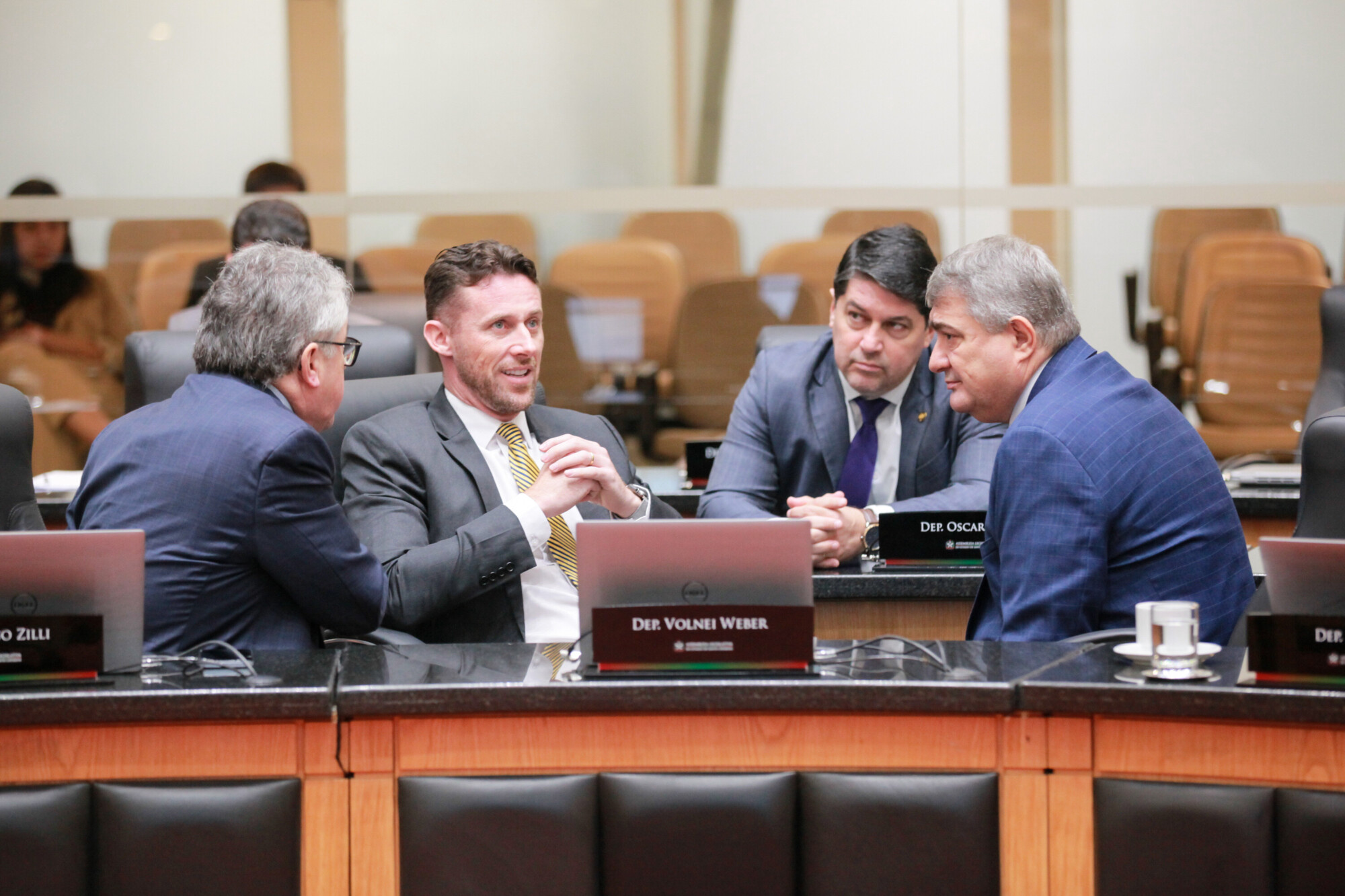 - Deputado Fernando Krelling (MDB) 	
 - Deputado Emerson Stein (MDB)
 - Deputado Antídio Lunelli (MDB)