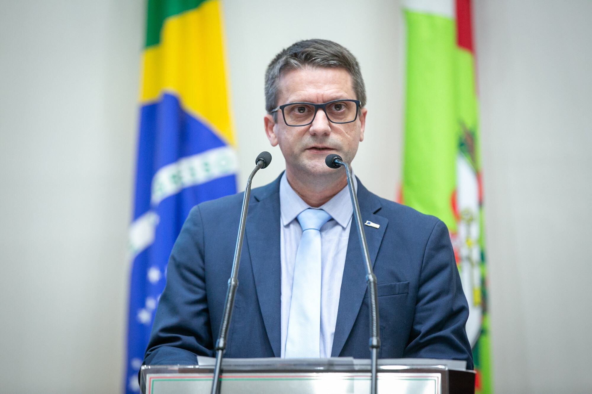 Presidente da FCDL-SC, Onildo Dalbosco Junior