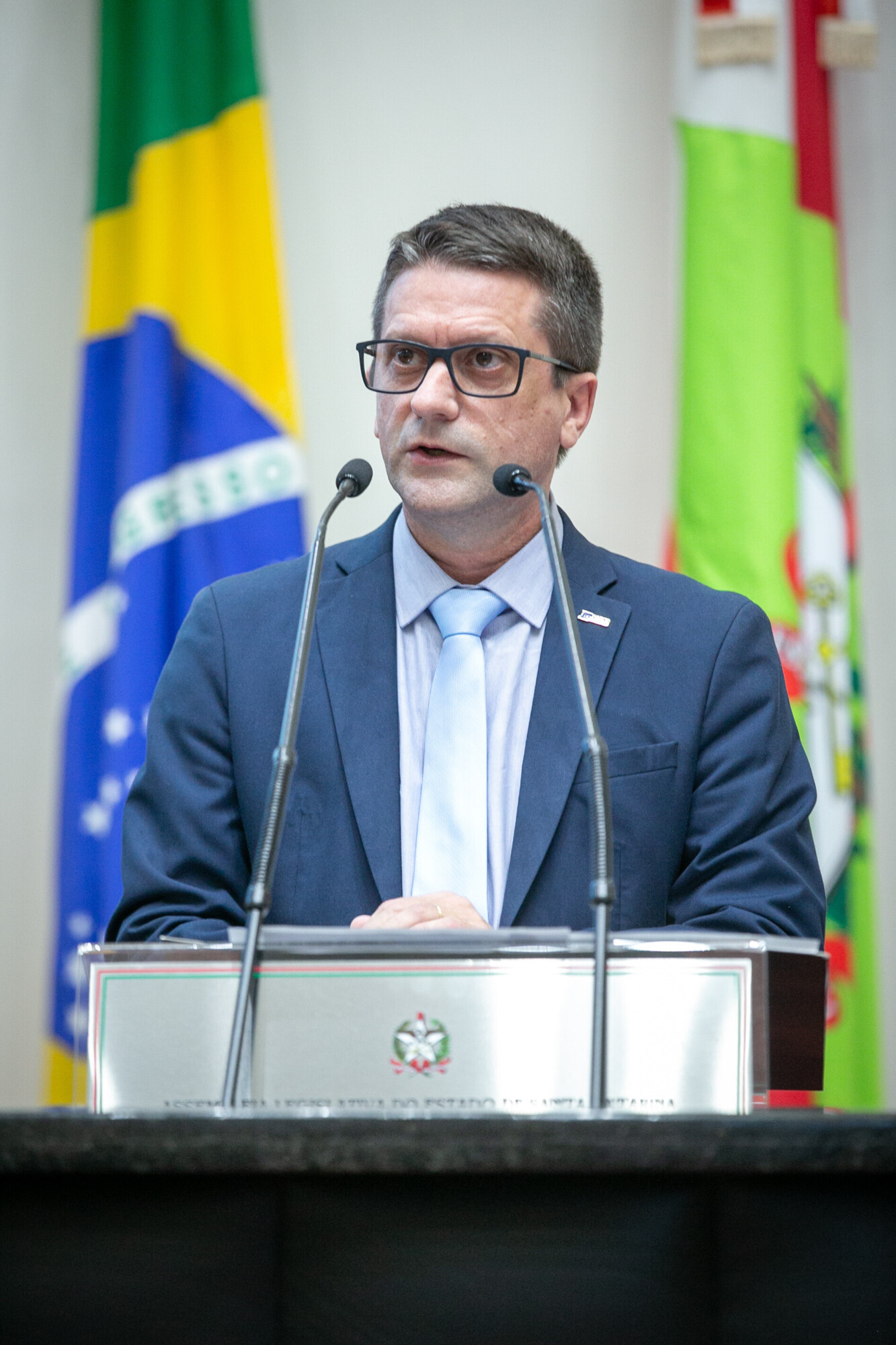 Presidente da FCDL-SC, Onildo Dalbosco Junior